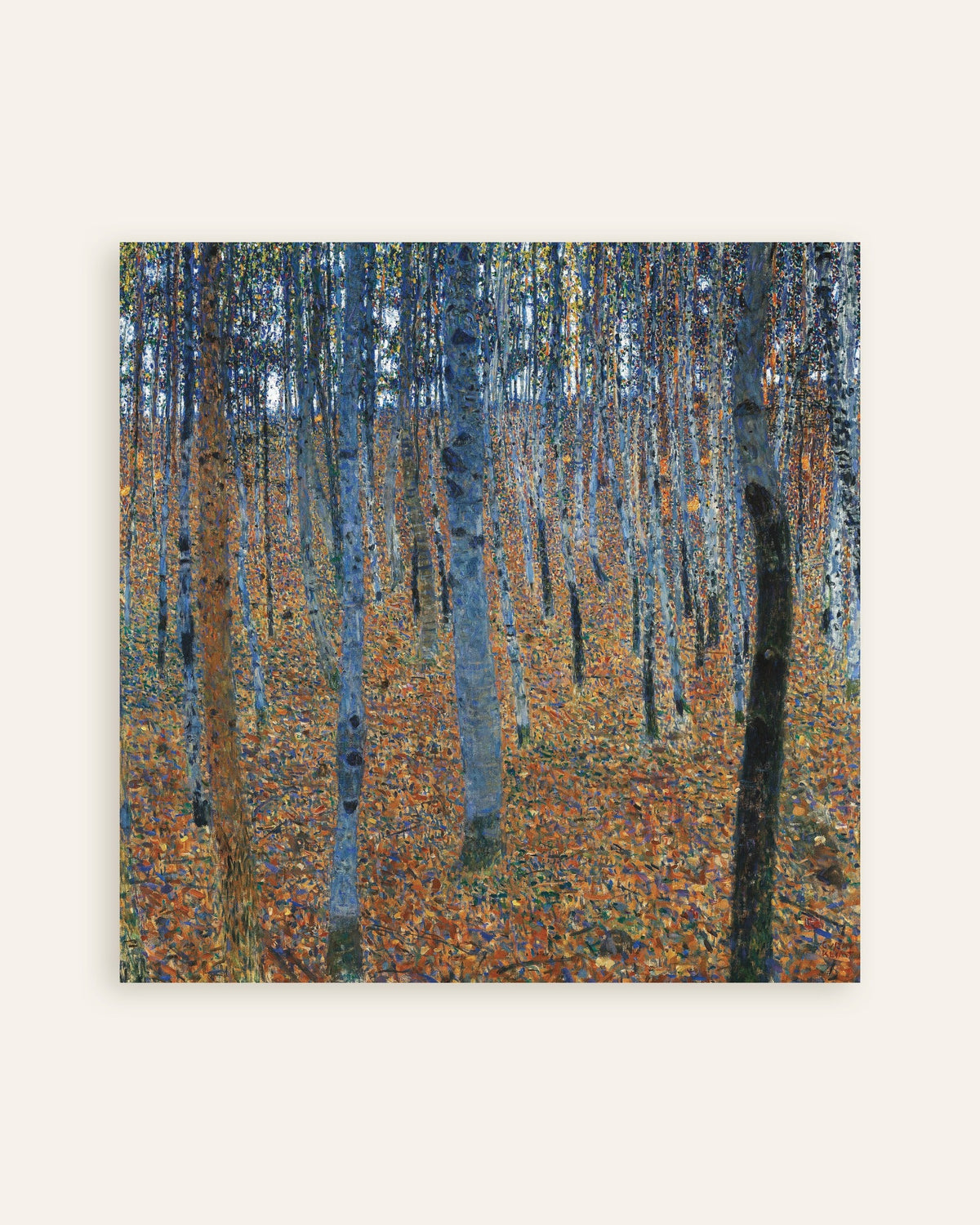 Poster Buchenwald I (1902) von Gustav Klimt, Vorschaubild