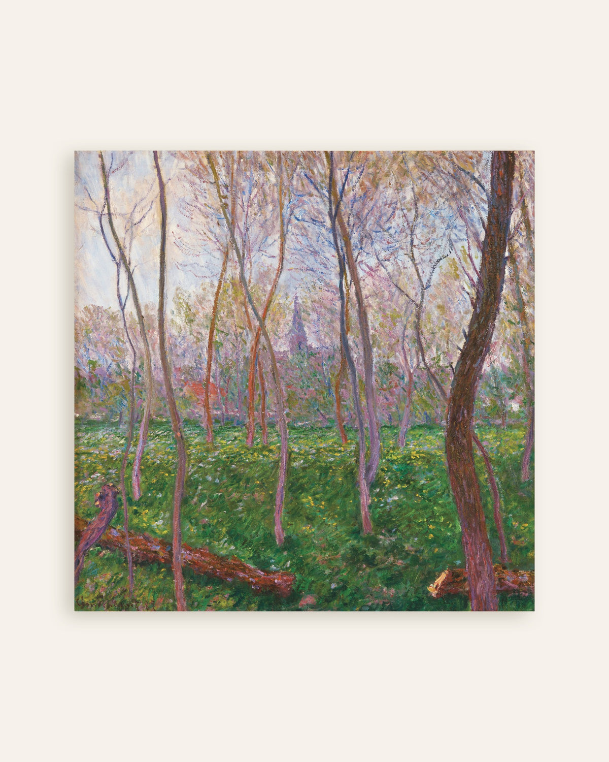 Poster Bennecourt (1887) von Claude Monet, Vorschaubild
