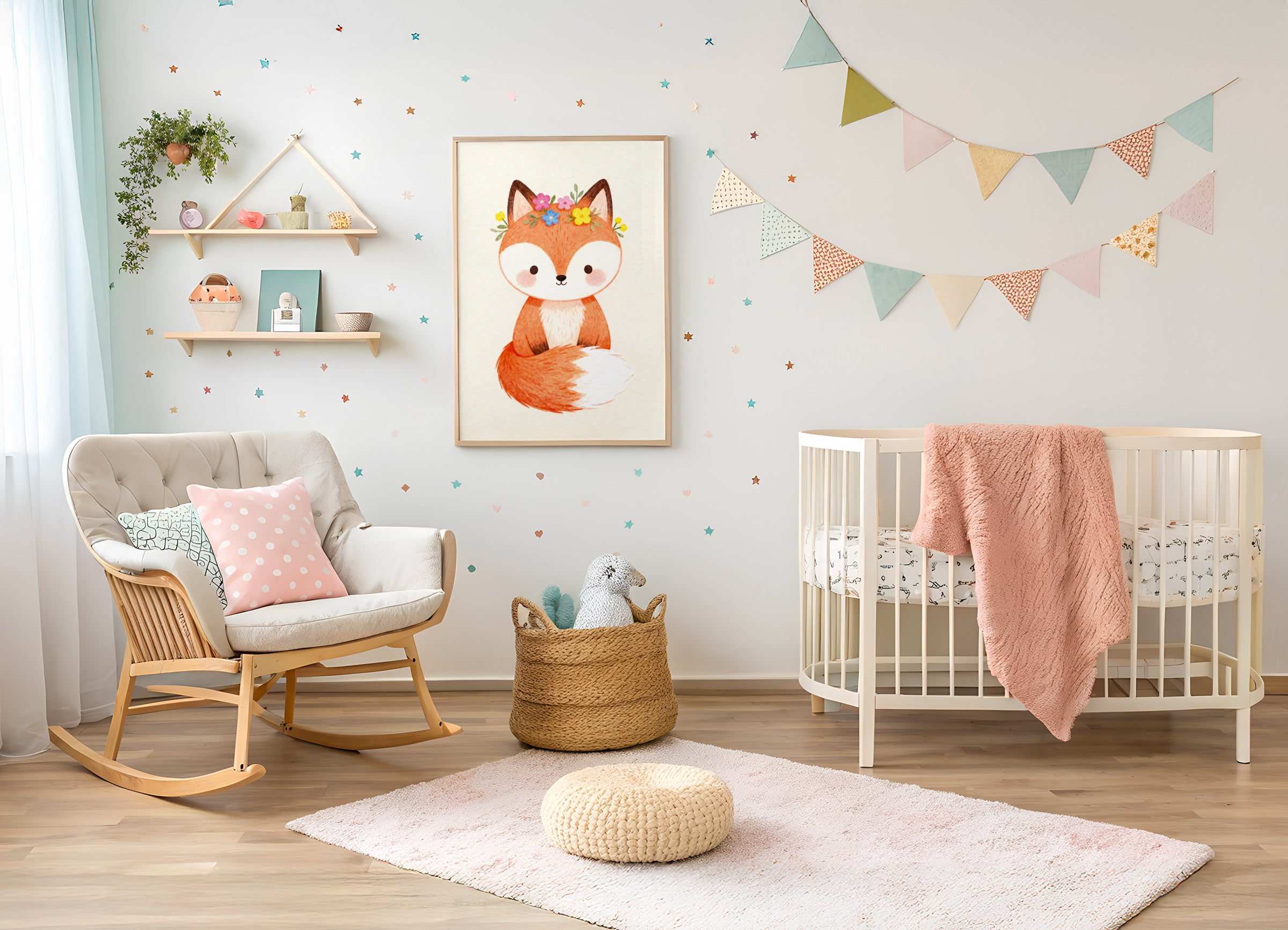 Fuchs Poster – Kinderzimmer Wanddeko