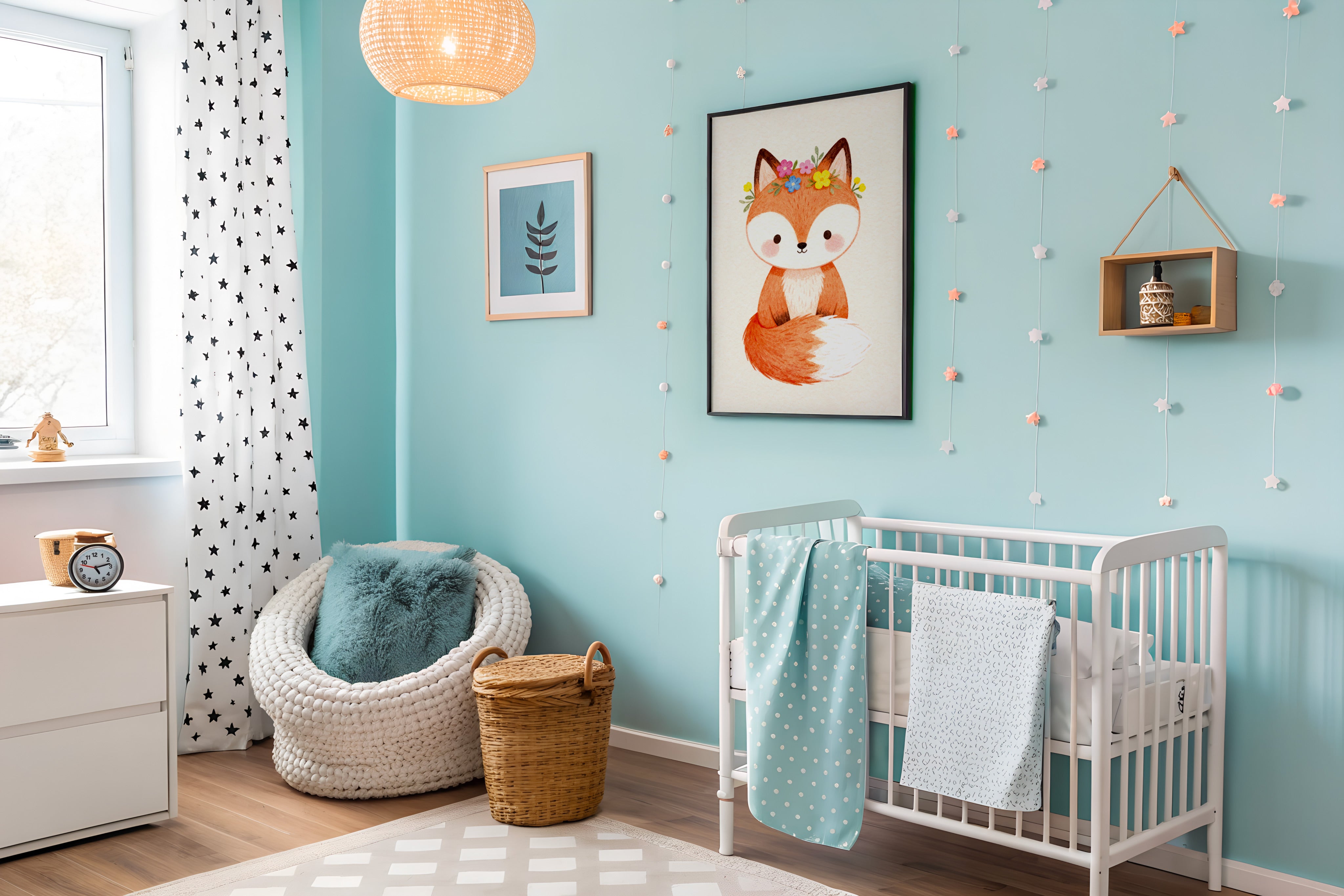 Fuchs Poster – Kinderzimmer Wanddeko