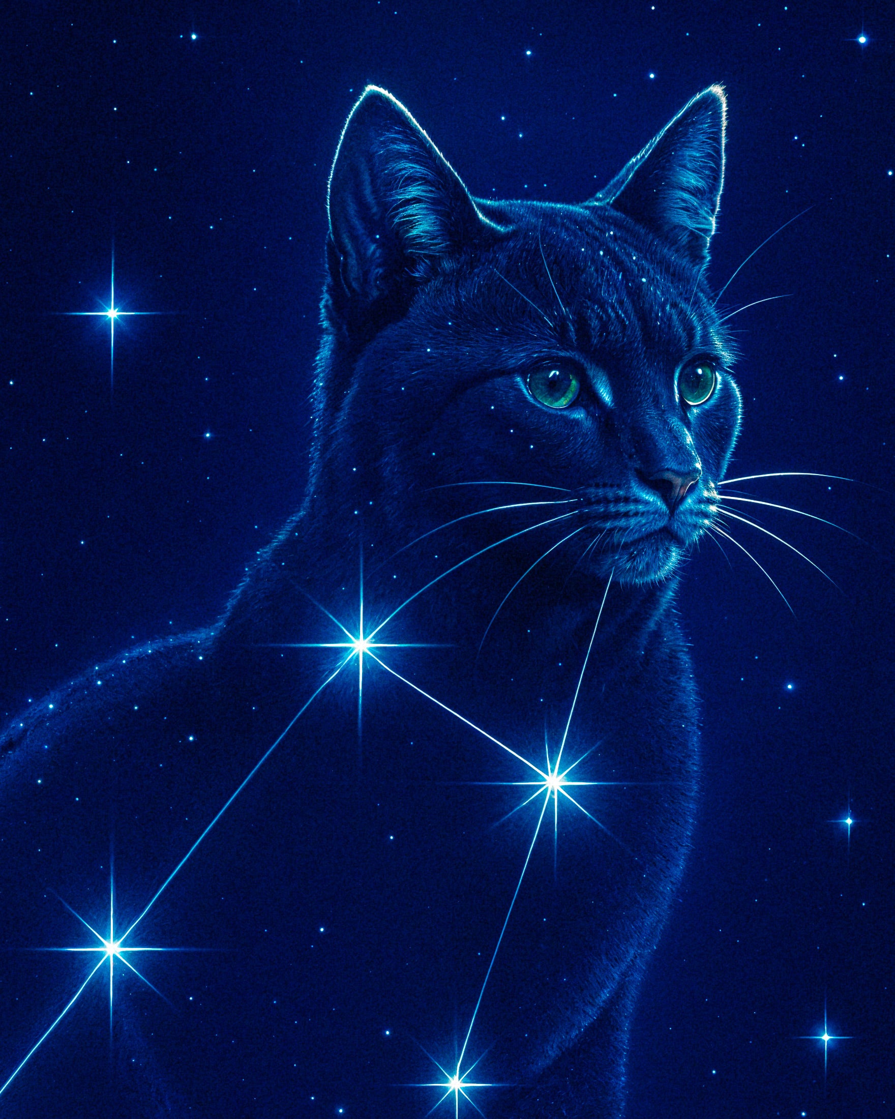 Andromeda Katze Poster