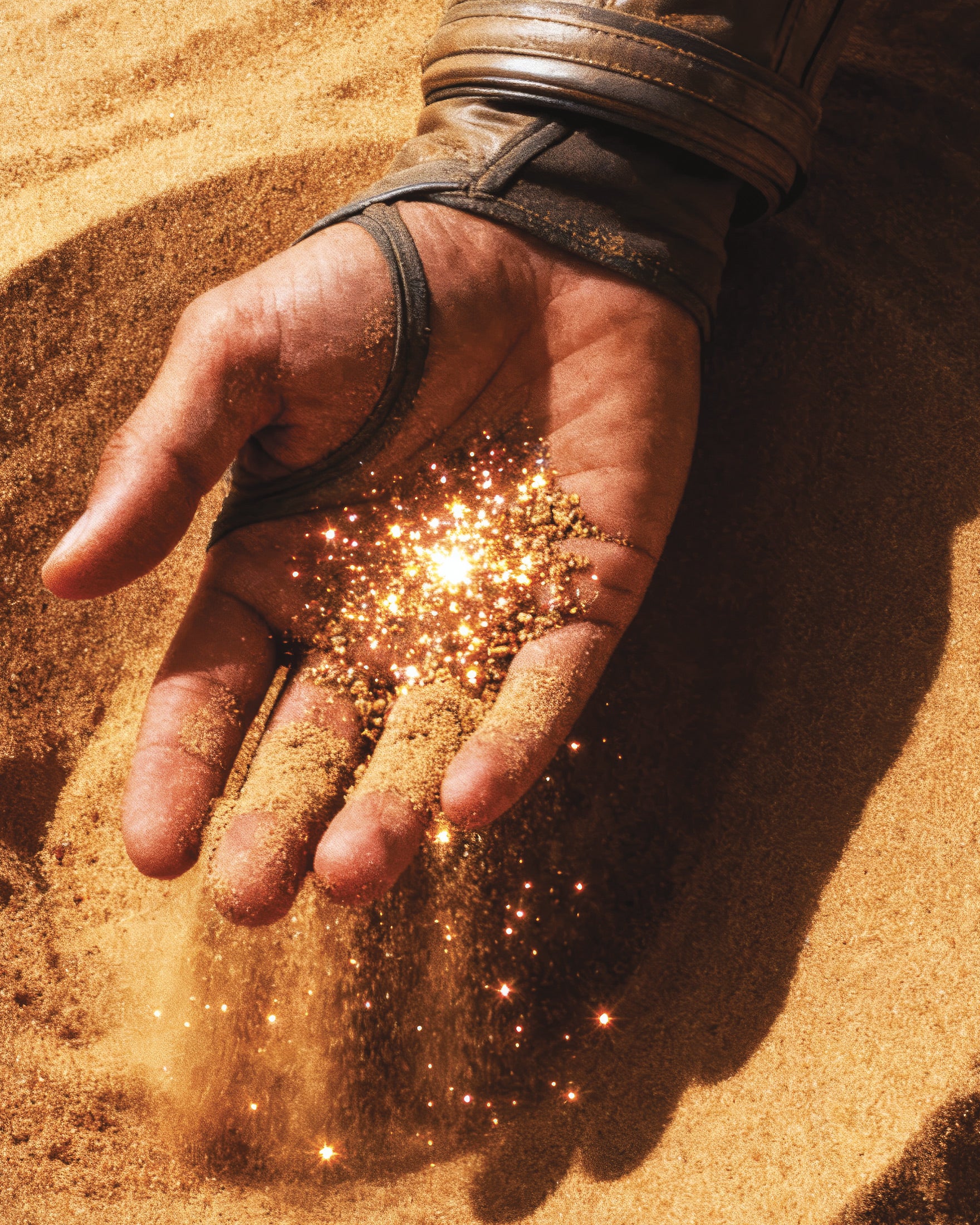 Dune Poster, Hand aus Sand