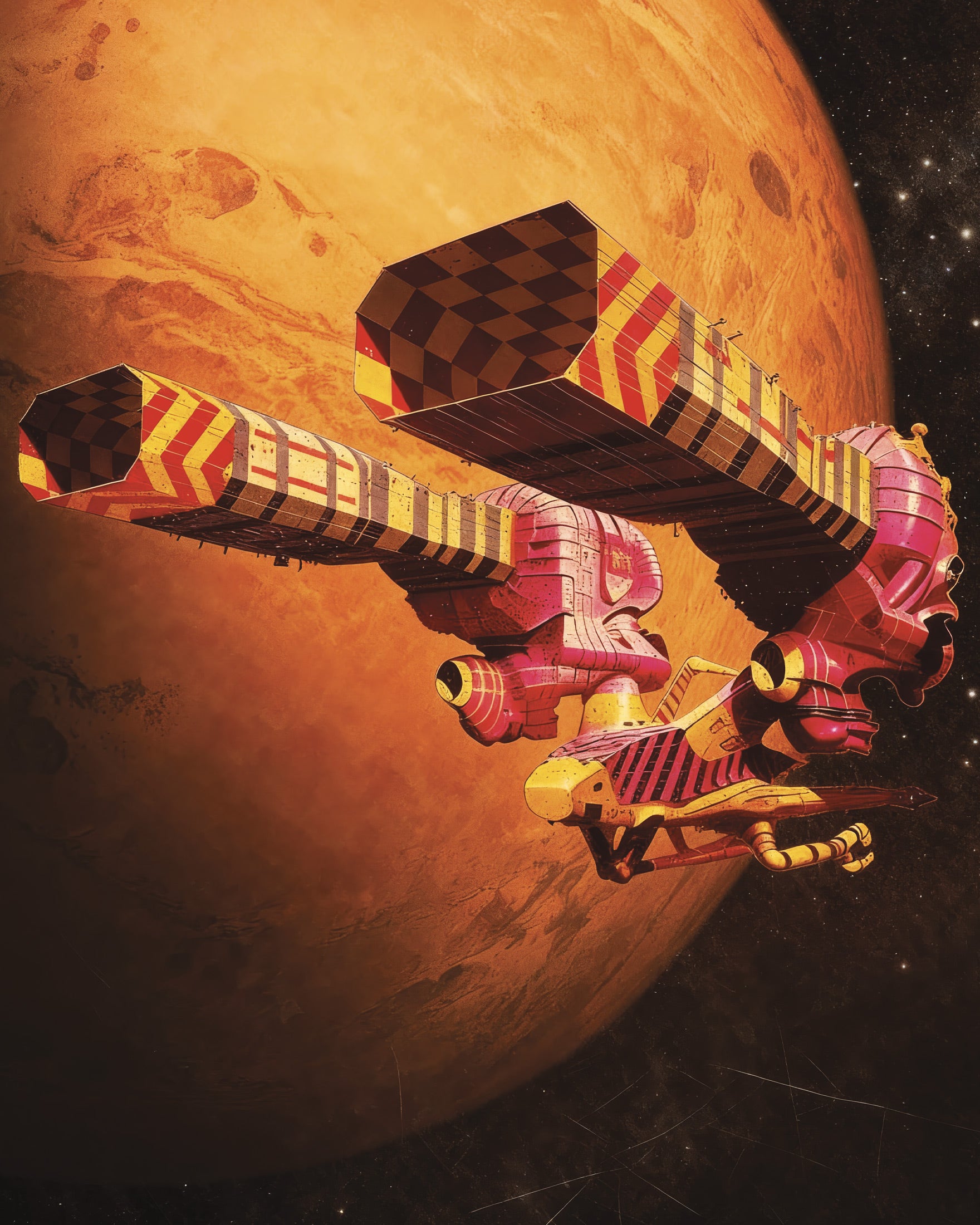 Dune von Jodorowsky Poster, Retro Sci-Fi Kunstdruck