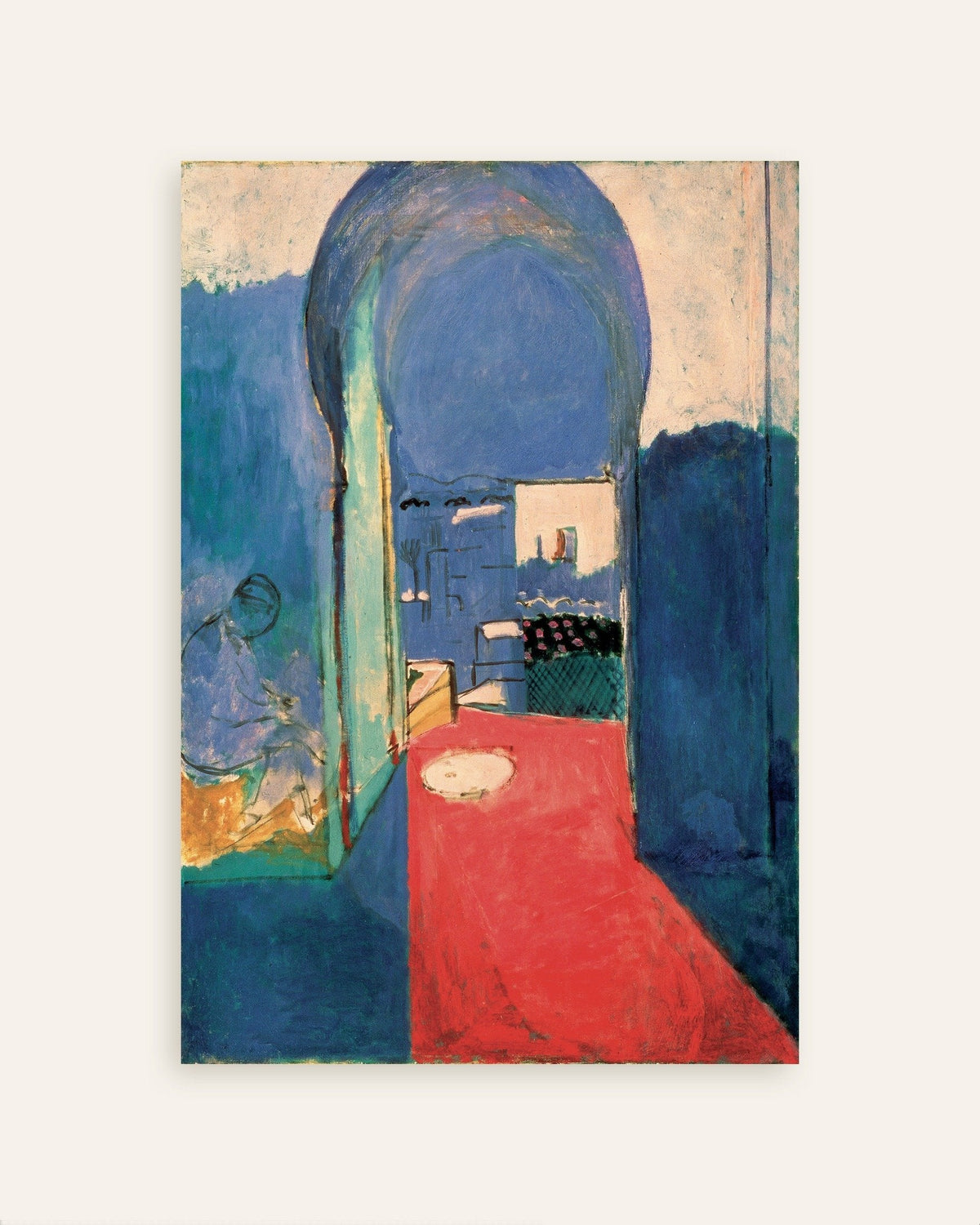 Poster „Eingang zur Kasbah (1912) von Henri Matisse“, Miniaturansicht