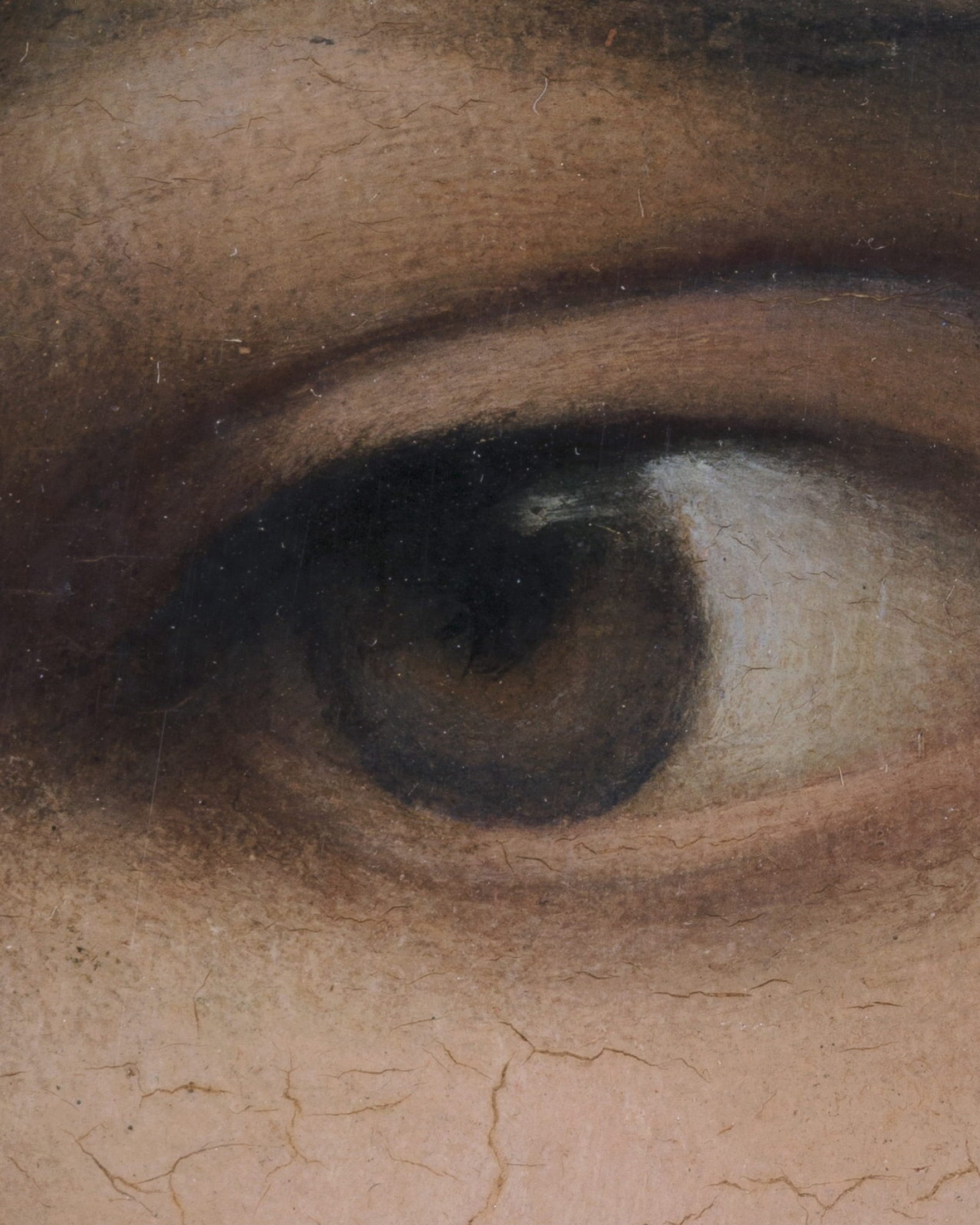 Louis Janmot „Fleur des Champs“ Augen-Detail - Klassisches Porträt Nahaufnahme Poster