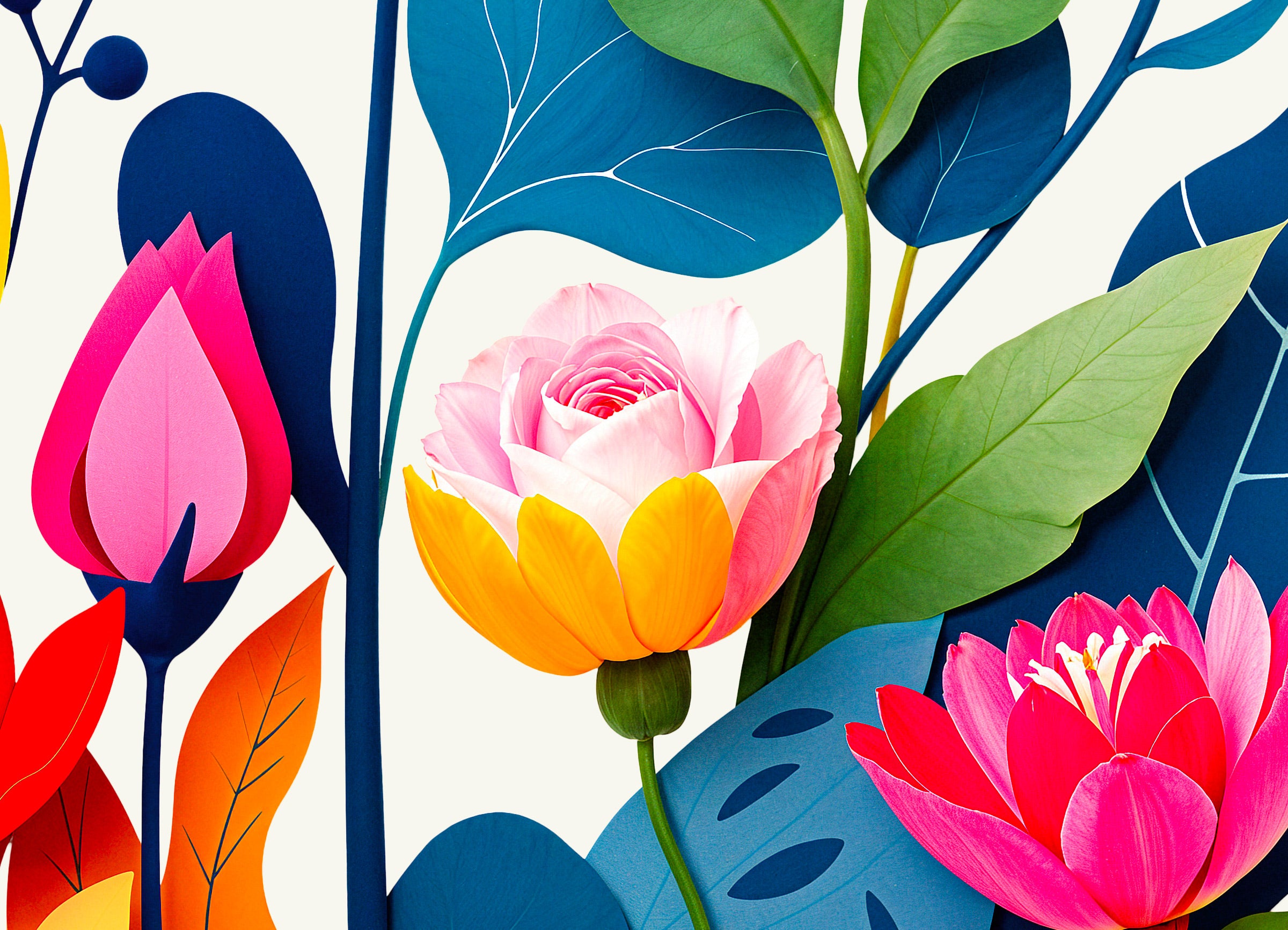 Geburtsblume Wandbilder