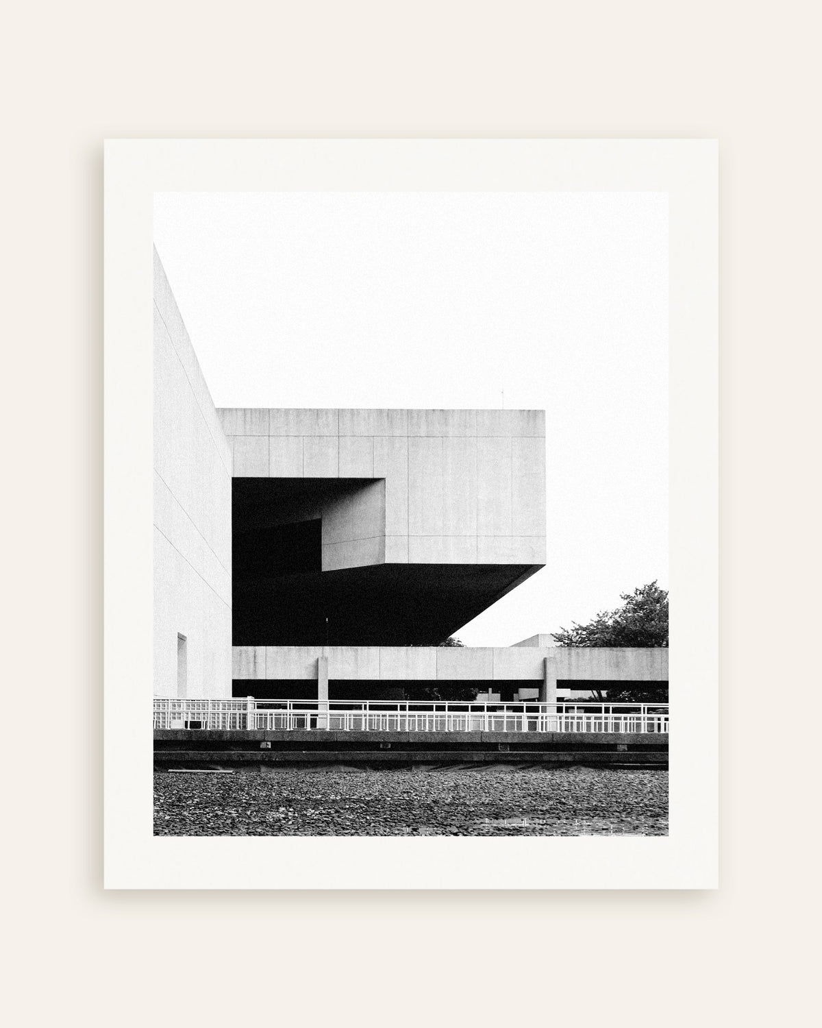 Poster „Schwebender Betonblock“, Miniaturansicht