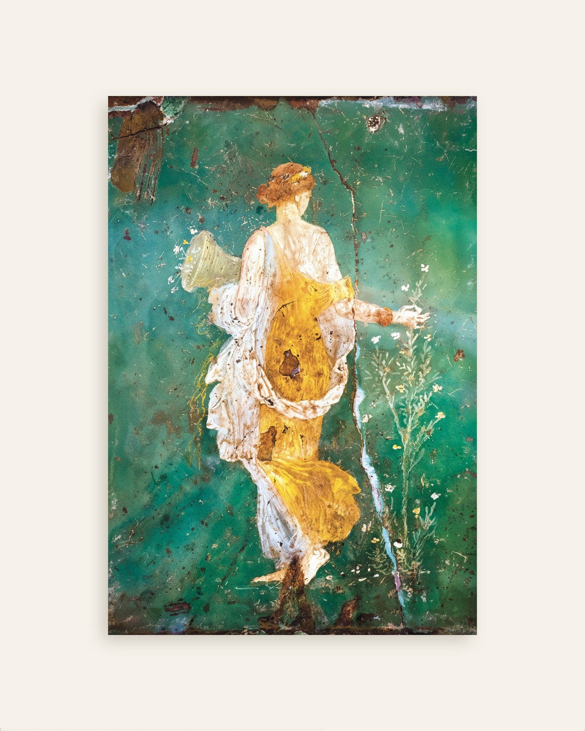 Poster mit dem Flora-Fresko aus Stabiae, eines der Poster des Sets