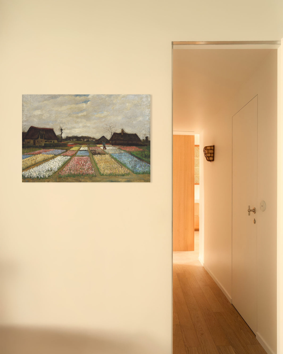 Poster „Blumenbeete in Holland (um 1883) von Vincent van Gogh“