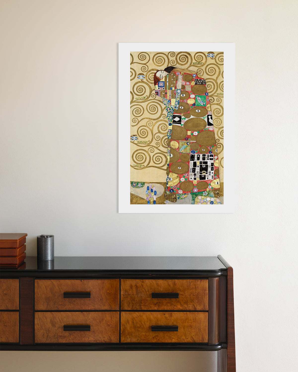 Poster Erfüllung, Stoclet-Fries (1910–1911) von Gustav Klimt