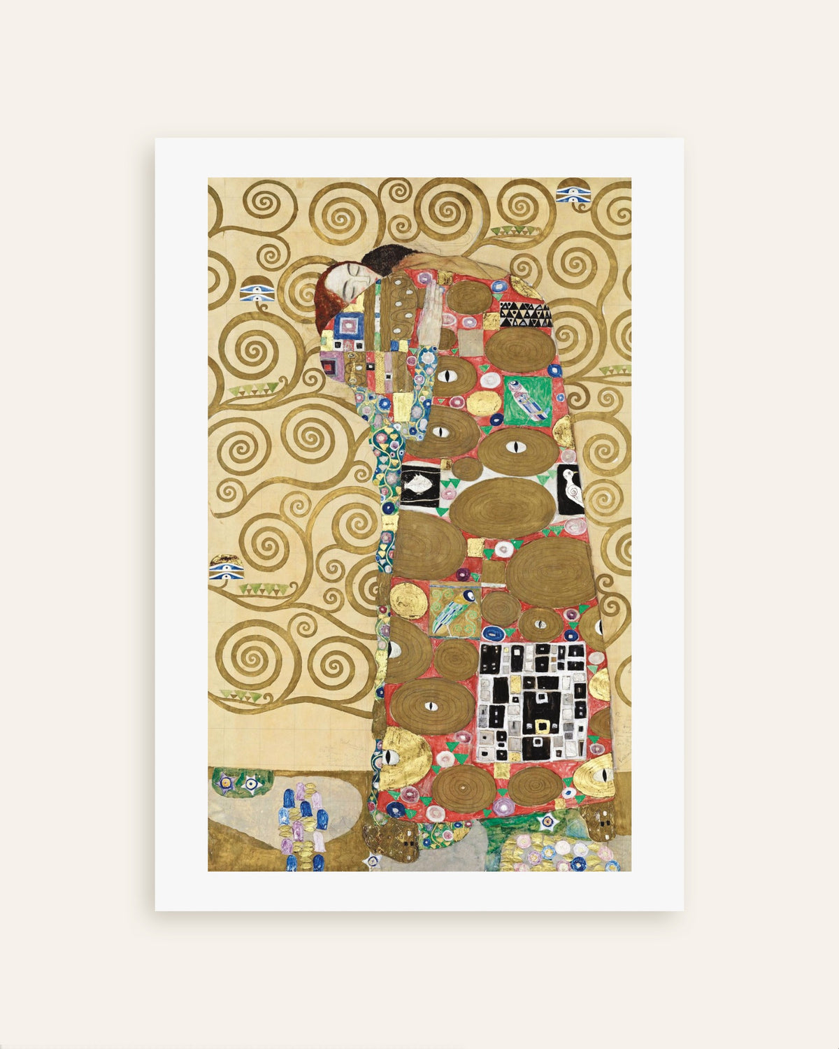 Poster Erfüllung, Stoclet-Fries (1910–1911) von Gustav Klimt, Miniatur