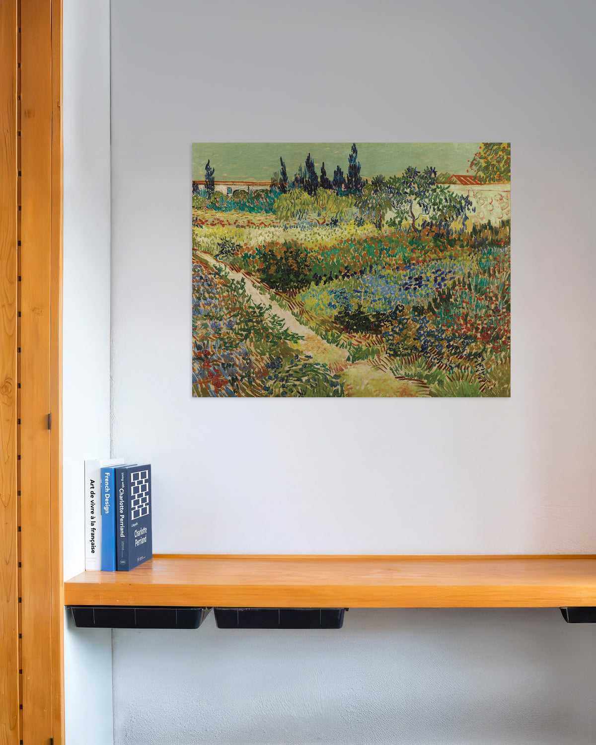 Poster „Garten in Arles (1888) von Vincent van Gogh“