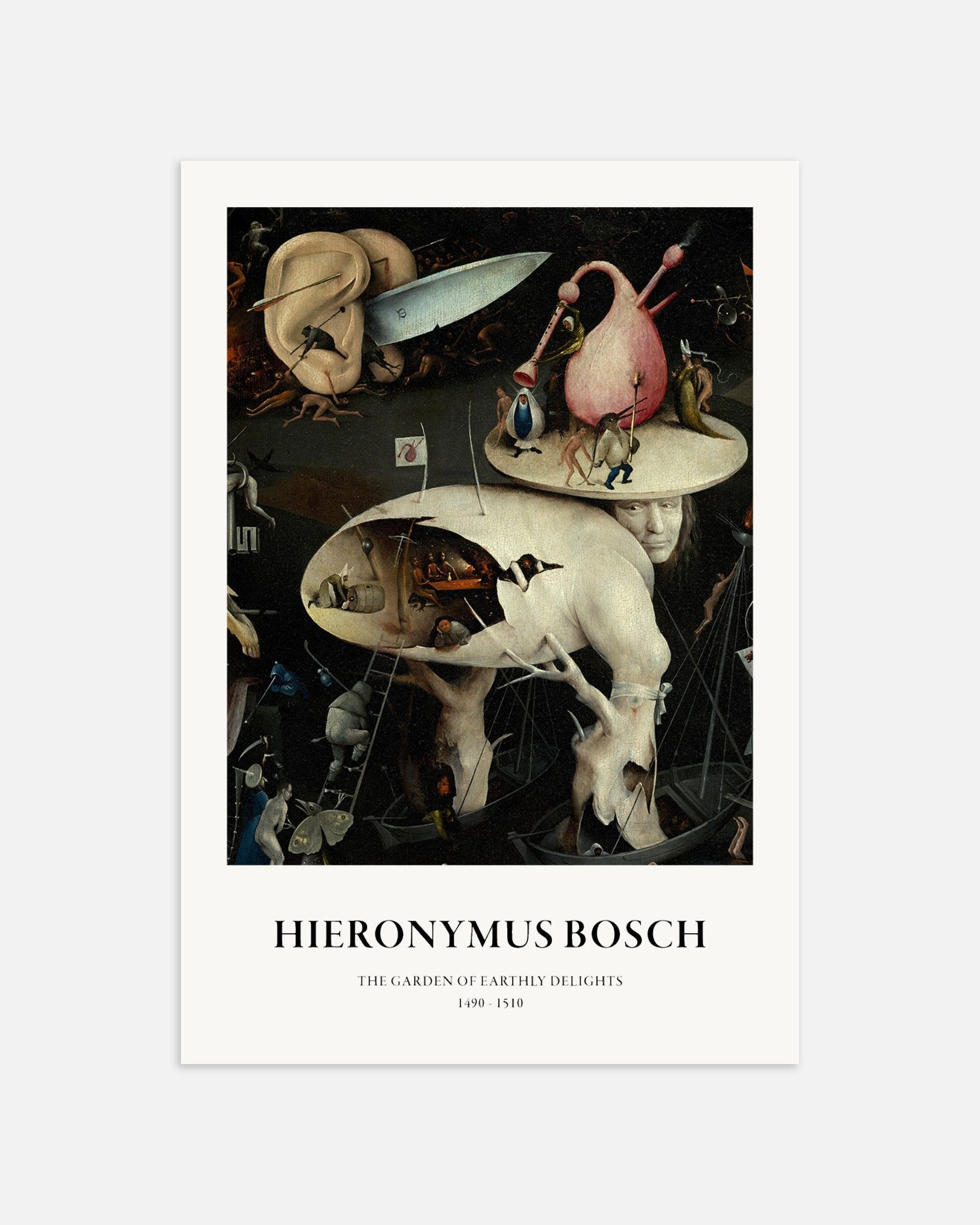 Poster of Garden of Earthly Delights Print, Detail 06, thumbnail