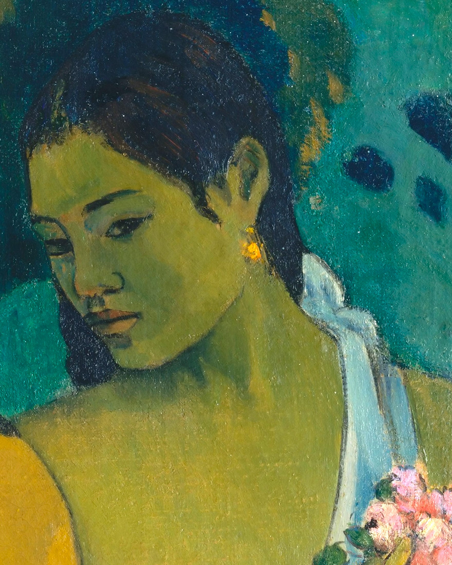 Paul Gauguin, Zwei tahitianische Frauen - Plakat