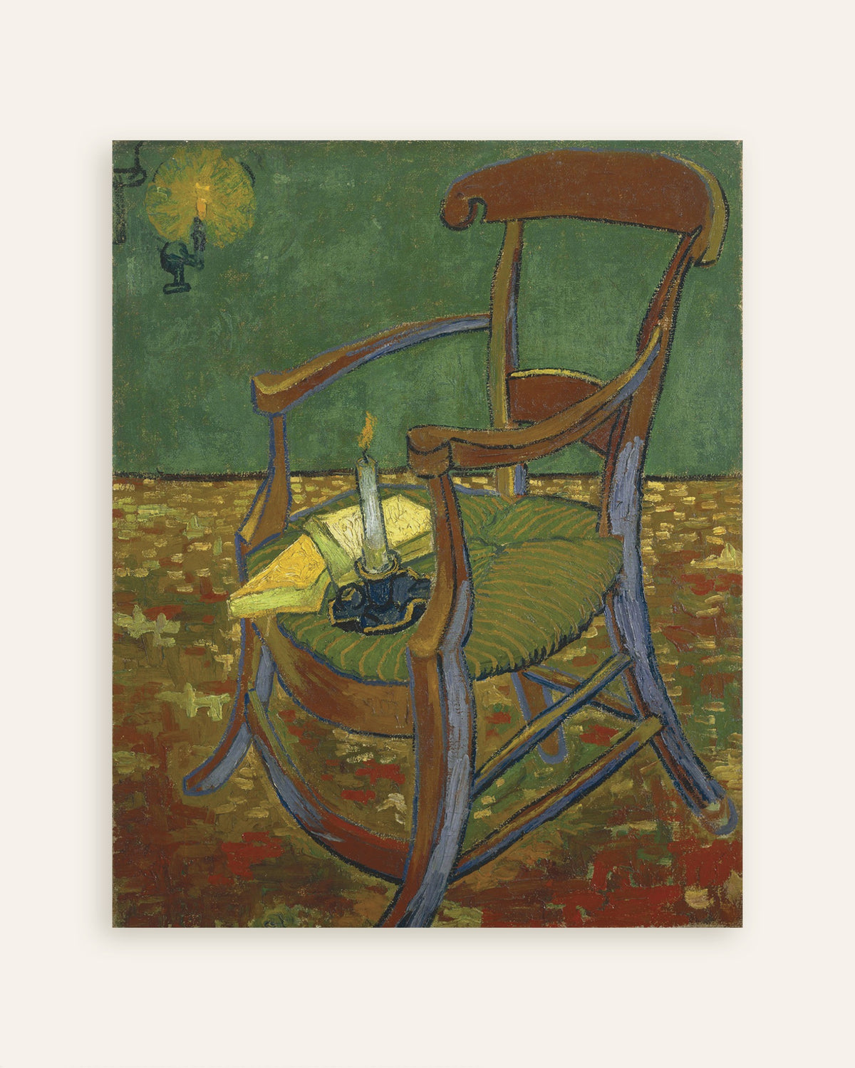 Poster „Gauguins Stuhl (1888) von Vincent van Gogh“, Miniaturansicht