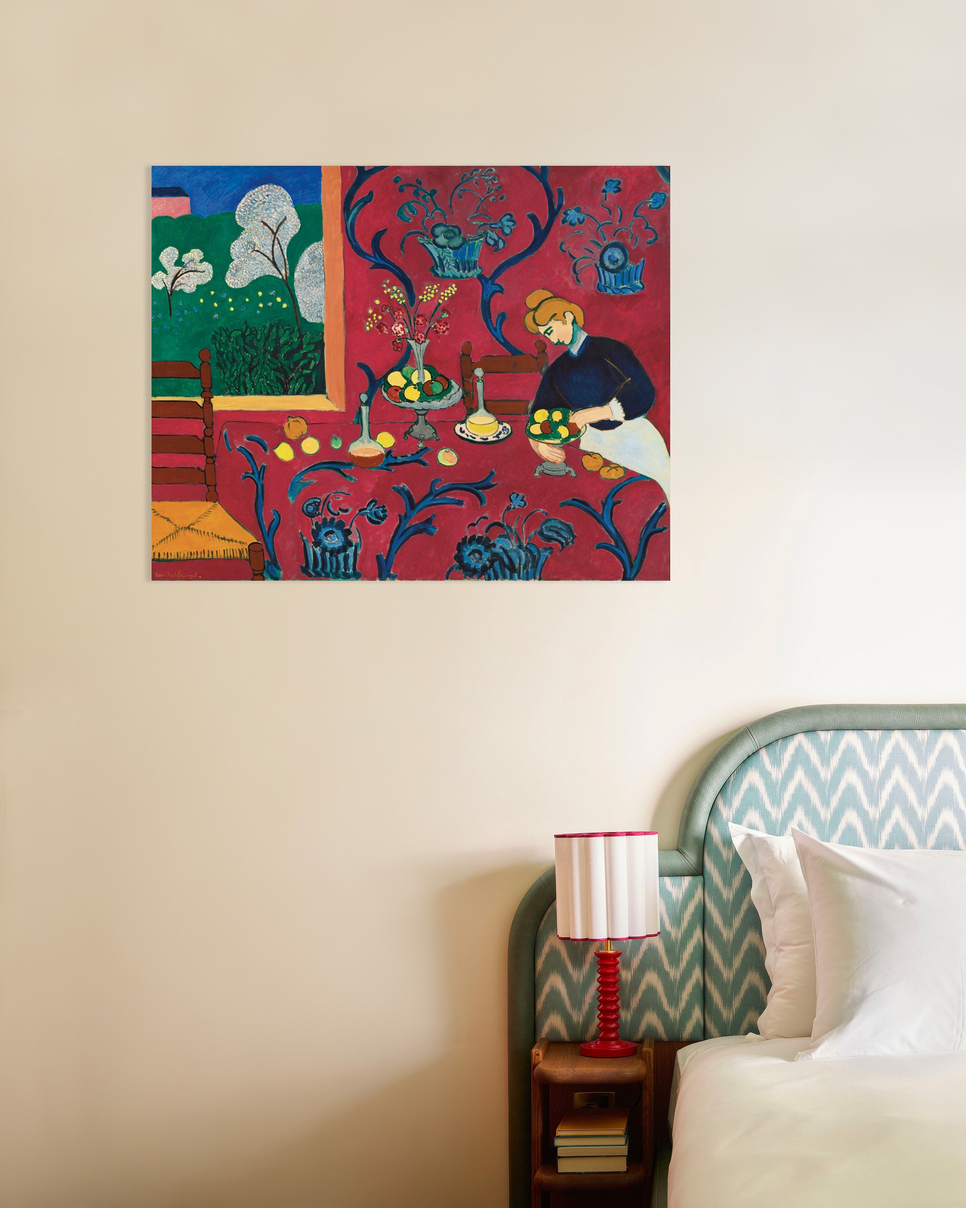 Poster of Harmony in Red (1908) by Henri Matisse - Poster