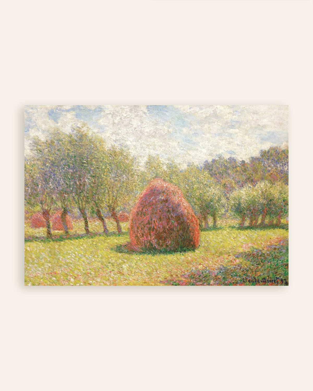 Poster Heuschober in Giverny (1893) von Claude Monet, Vorschaubild