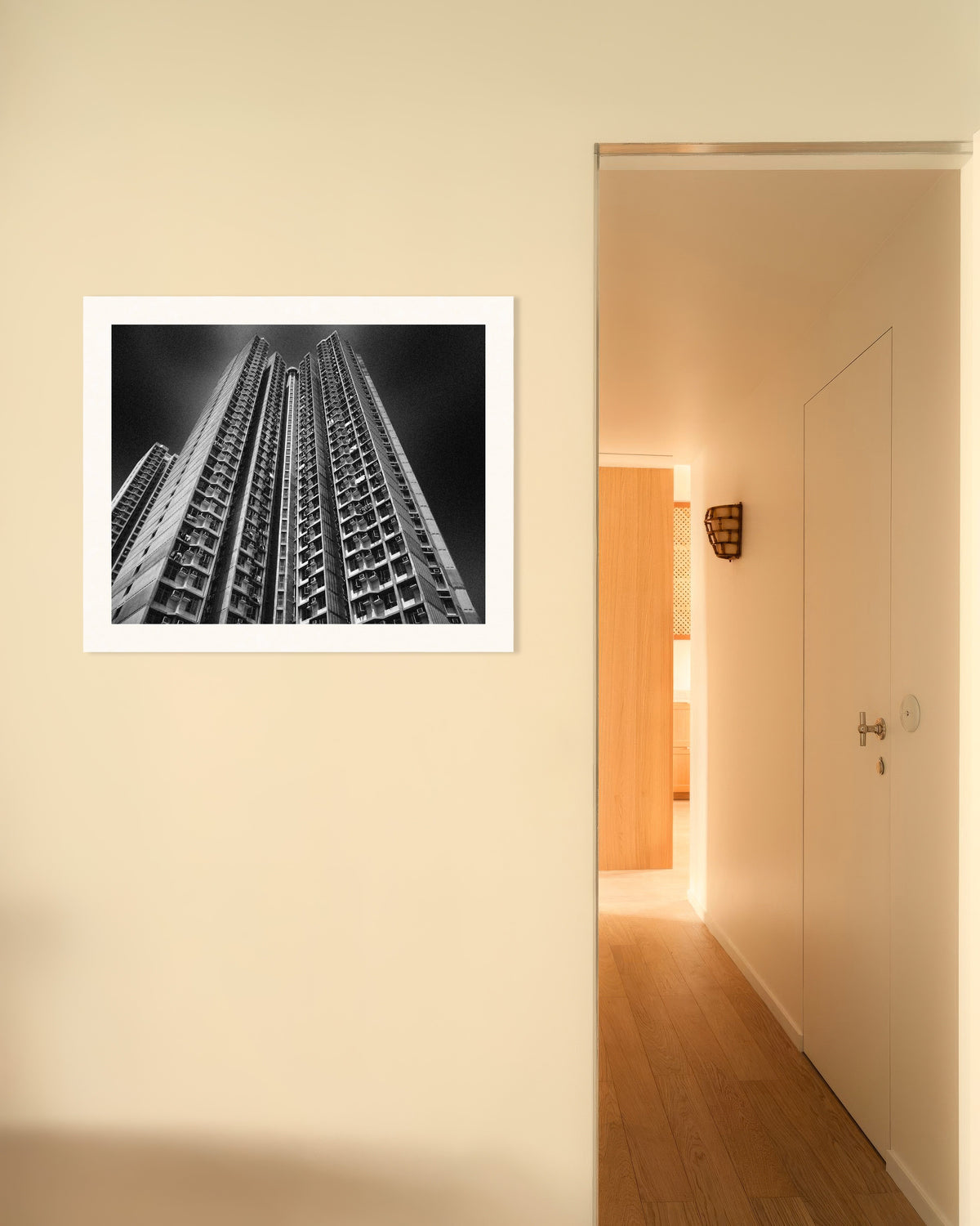 Poster „Hochhausschlucht“