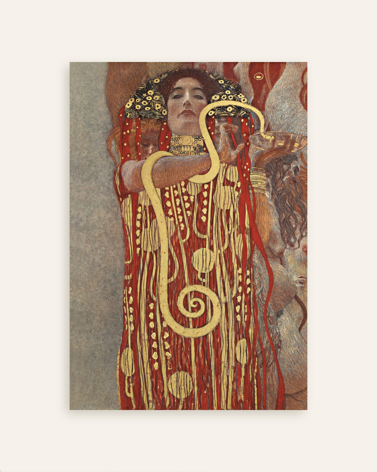 Poster Hygieia, Detail der Medizin (1907) von Gustav Klimt, Vorschaubild