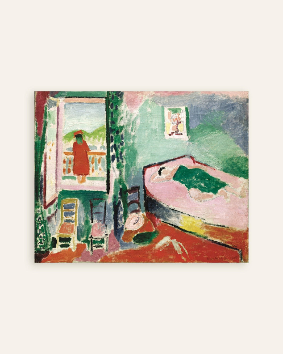 Poster „Interieur in Collioure (1905) von Henri Matisse“, Vorschaubild