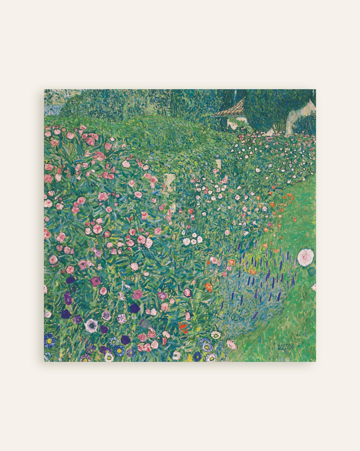 Poster Italienische Gartenlandschaft (1913) von Gustav Klimt, Vorschaubild