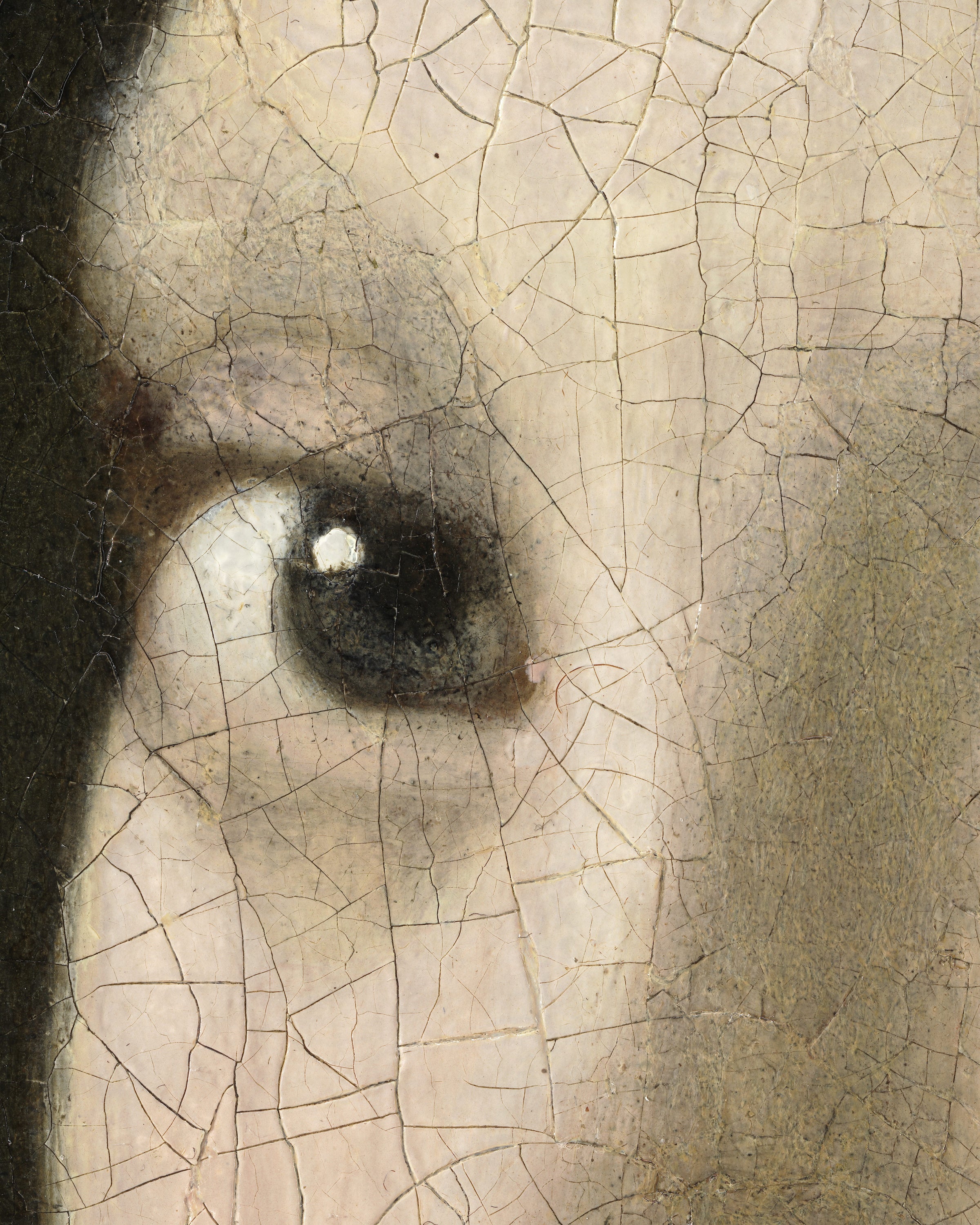 Der Blick – Augen aus Vermeers Mädchen mit dem Perlenohrring - Poster