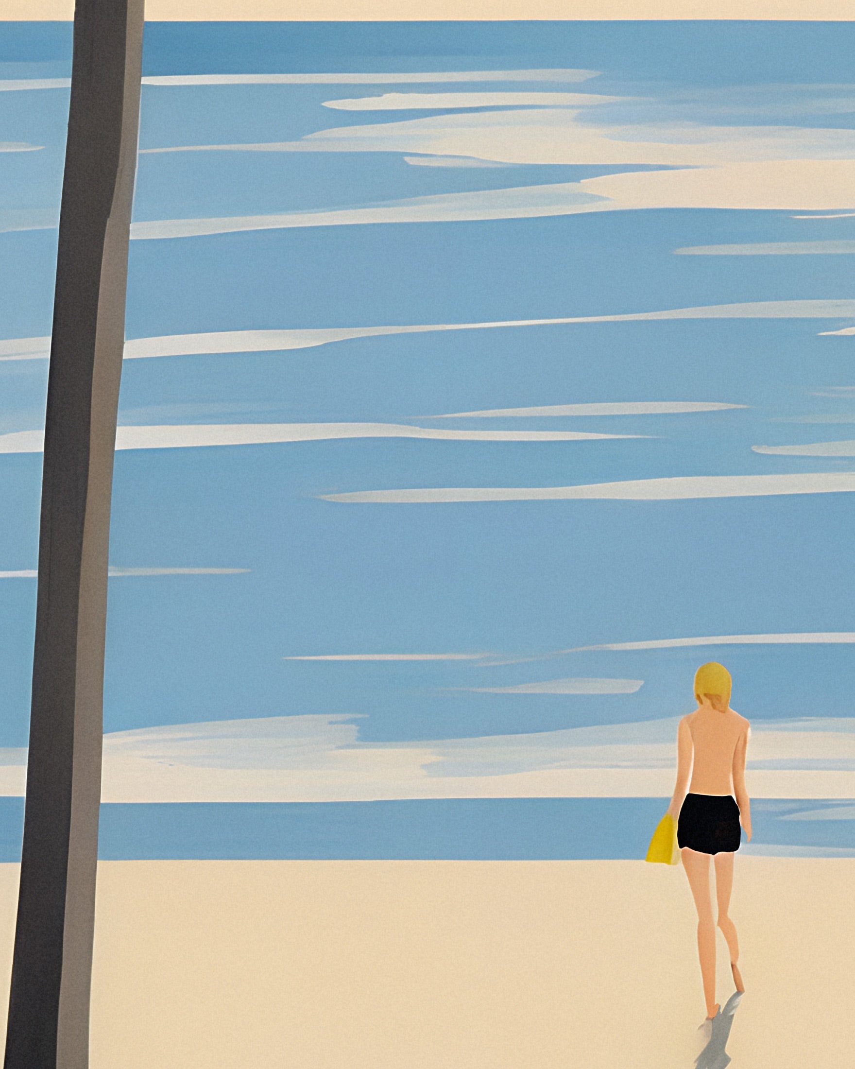 Schöne Tage am Strand - Palmenparadies Plakat Poster