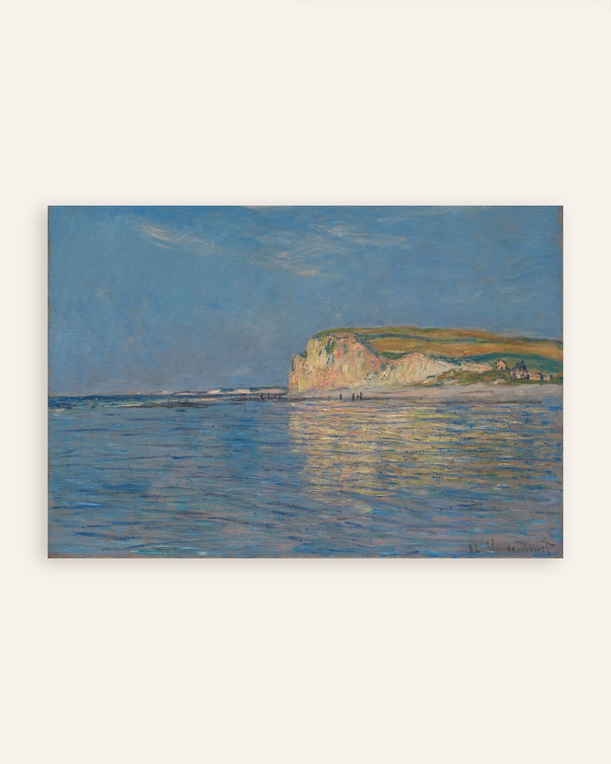 Poster Ebbe in Pourville bei Dieppe (1882) von Claude Monet, Vorschaubild