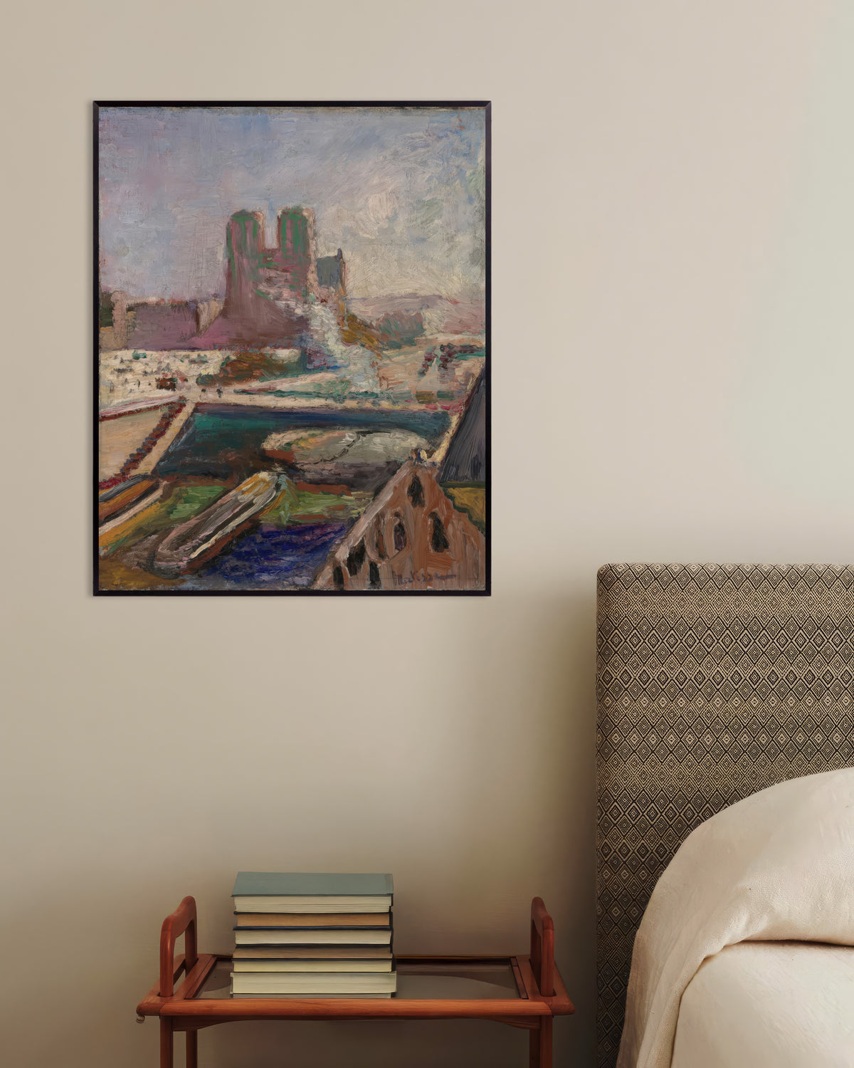 Poster Notre-Dame (1900) – Henri Matisse, mit Metallrahmen