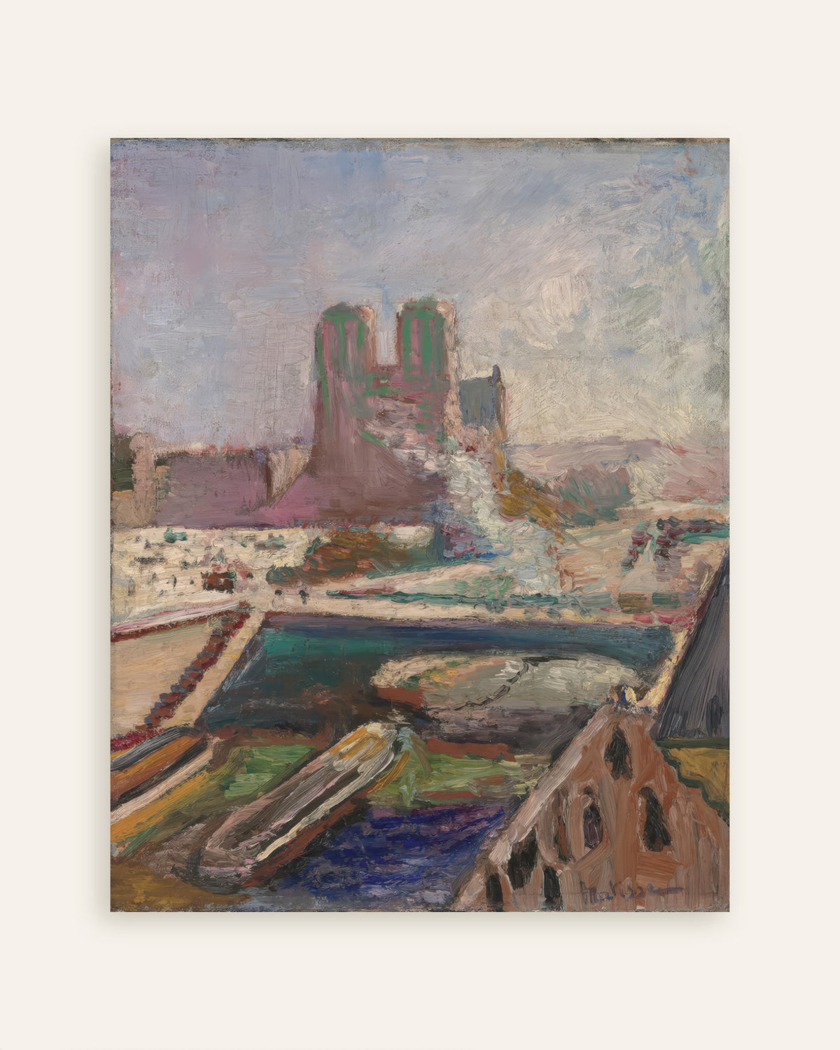 Poster Notre-Dame (1900) – Henri Matisse, Miniaturansicht