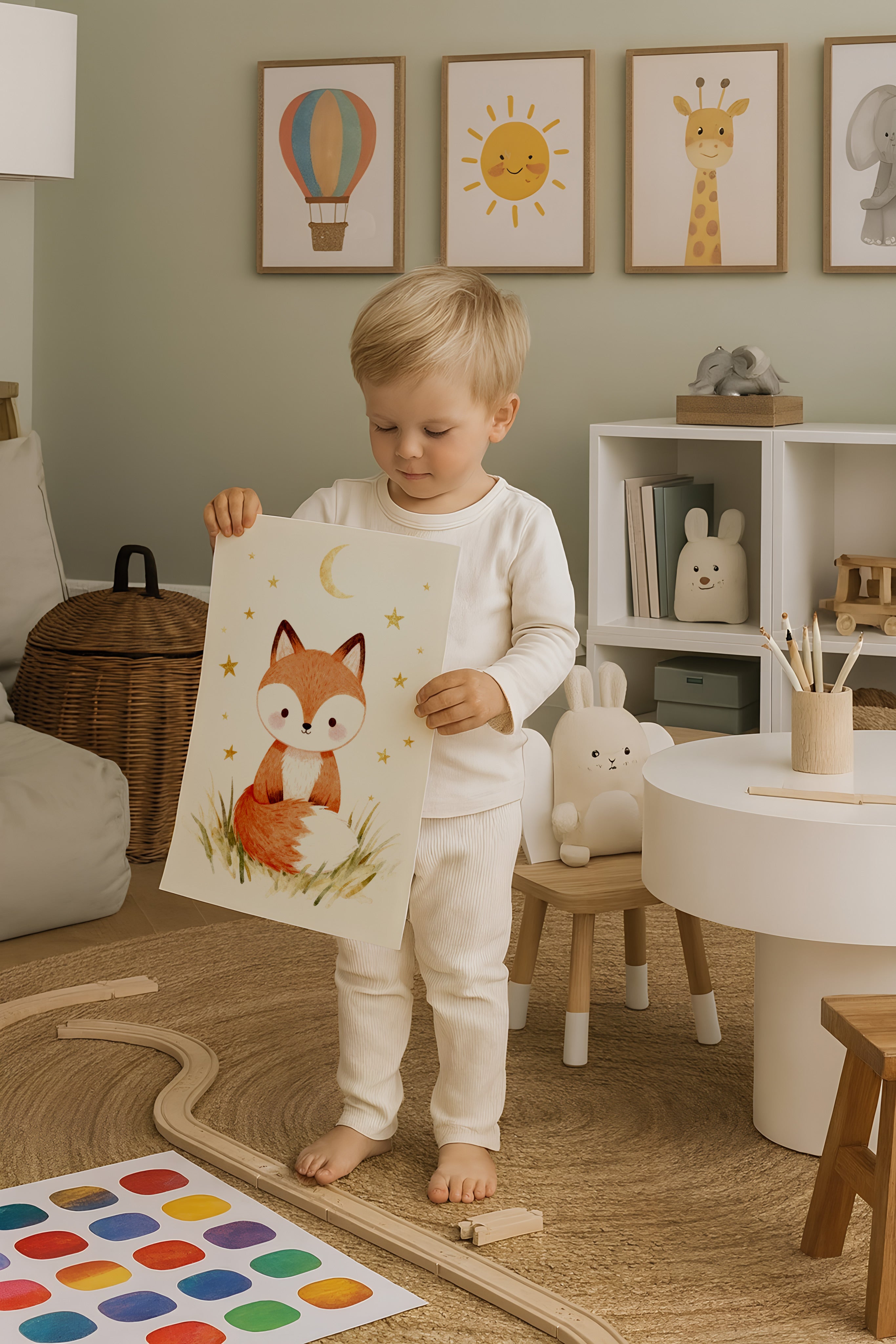 Fuchs Poster – Kinderzimmer Wanddeko