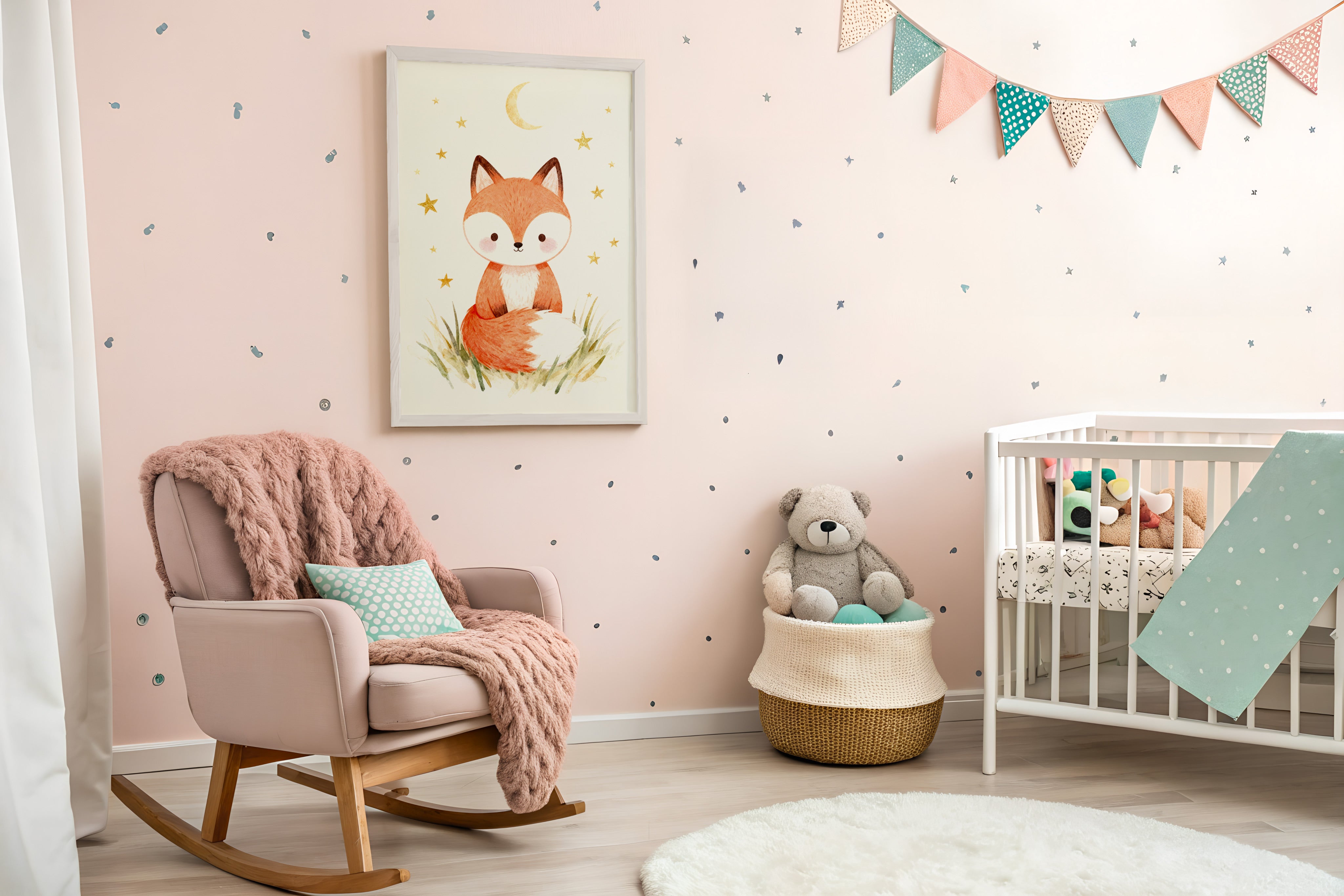 Fuchs Poster – Kinderzimmer Wanddeko