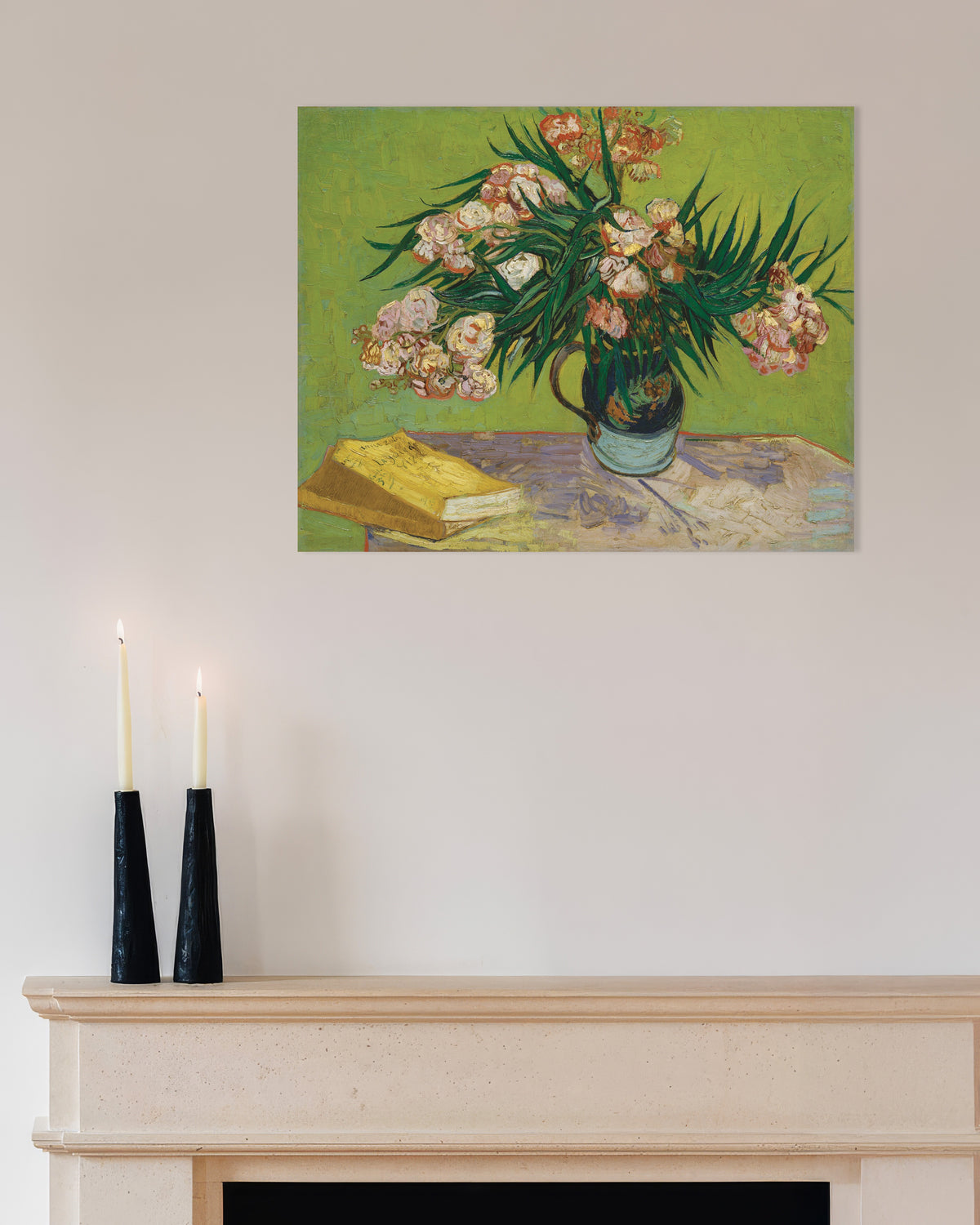 Poster mit „Oleander (1888) von Vincent van Gogh“