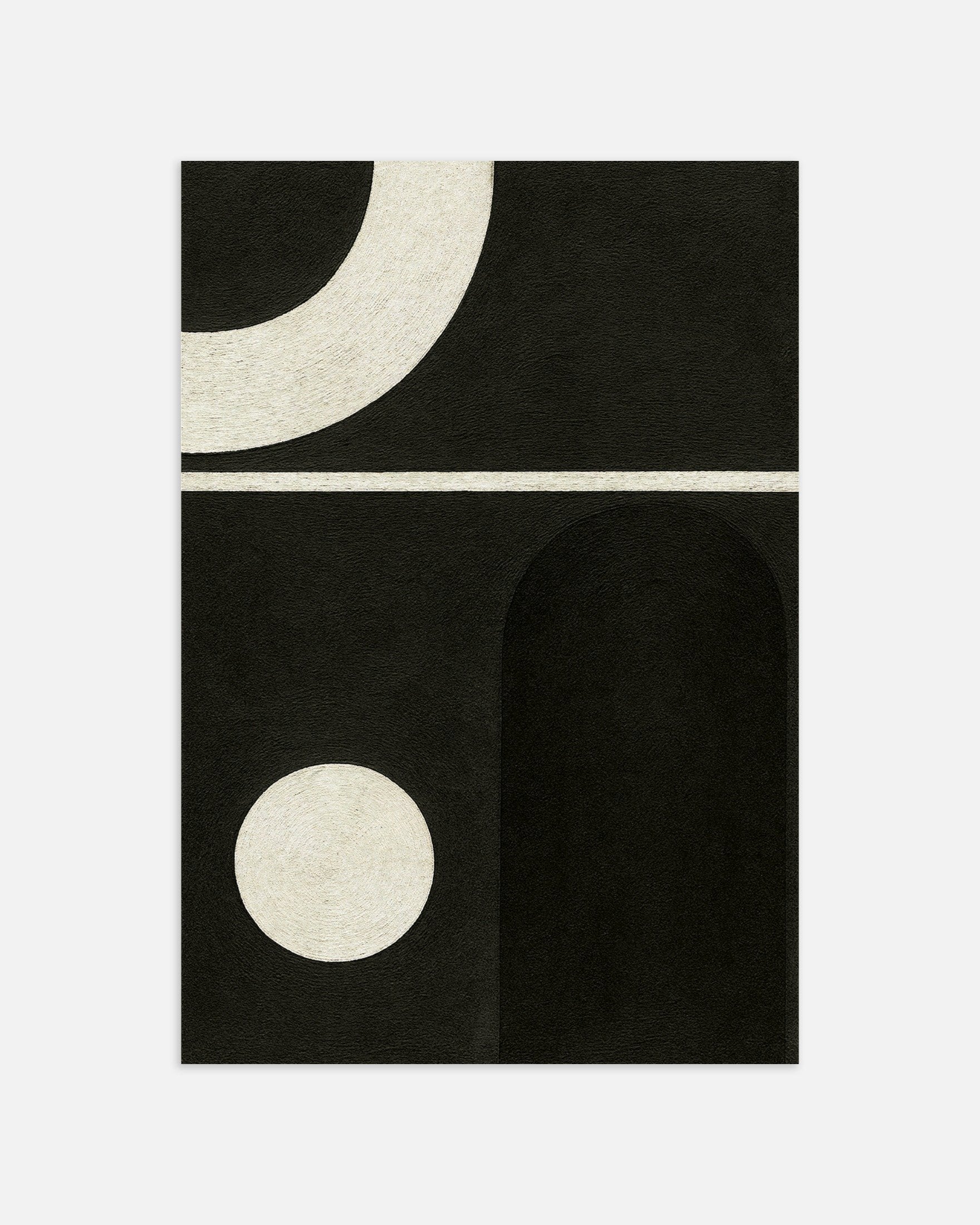 Poster of Order in Black and White – minimalist geometric poster, thumbnail
