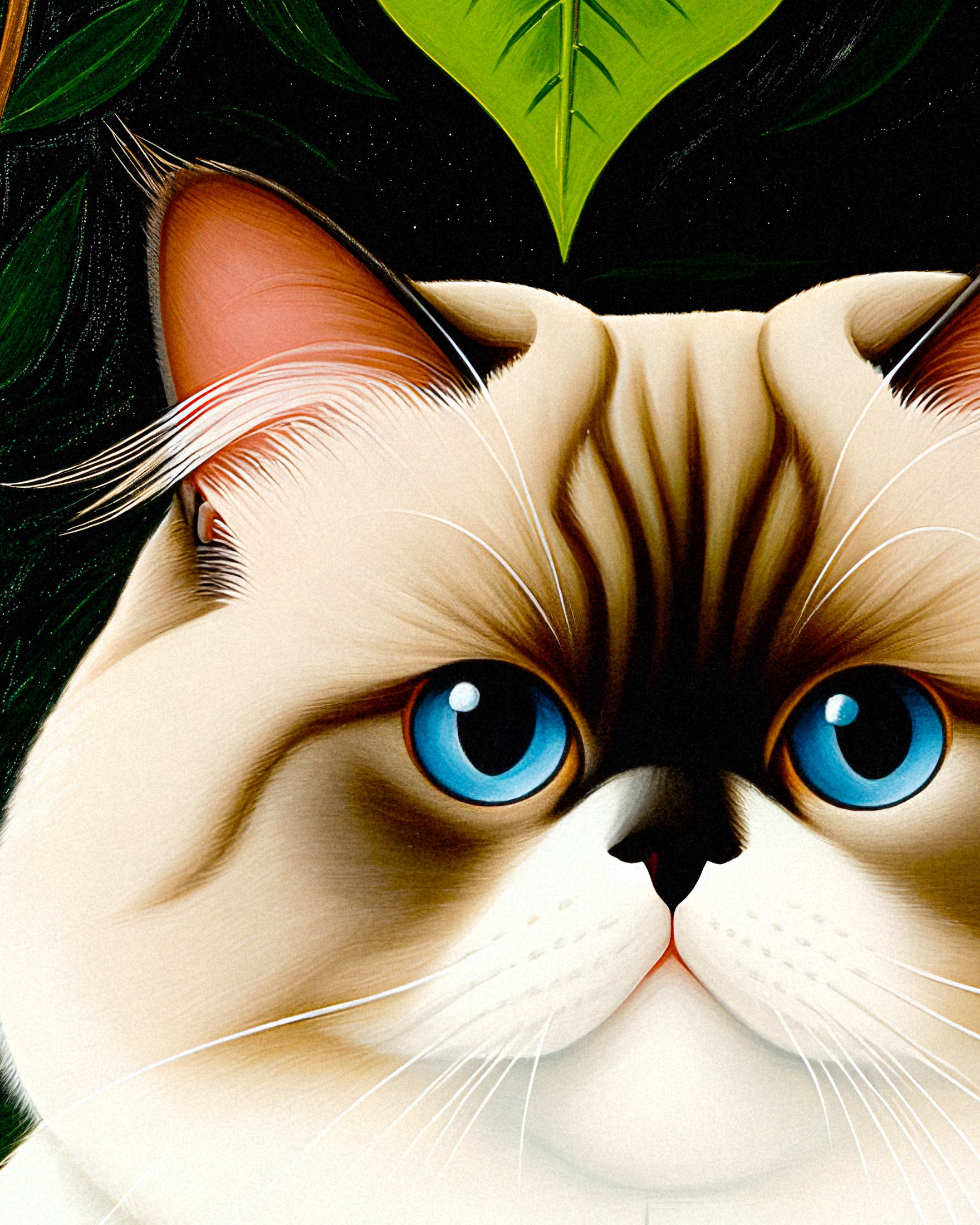Portrait einer Perserkatze - poster