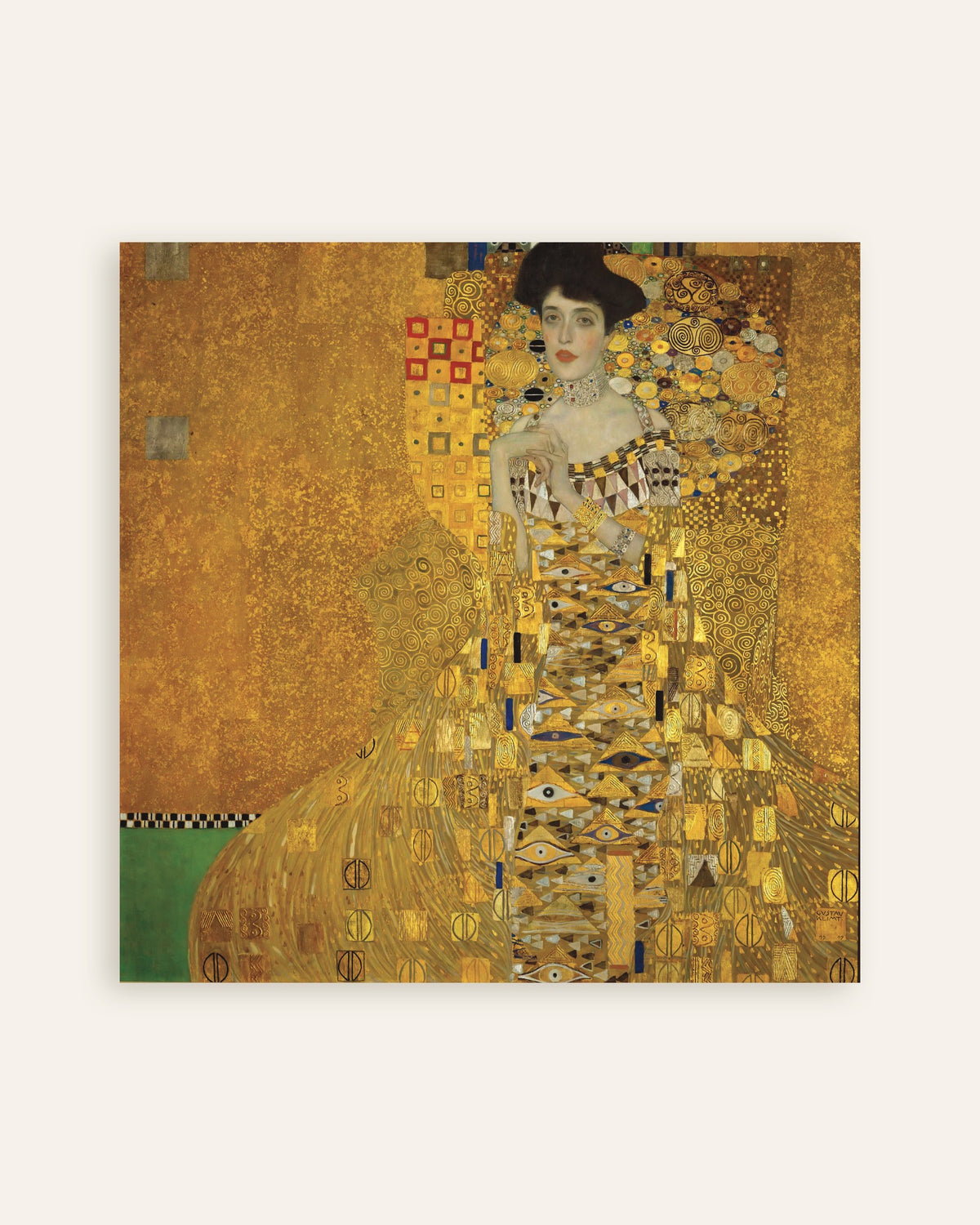 Poster Bildnis Adele Bloch-Bauer I (1907) von Gustav Klimt, Vorschaubild