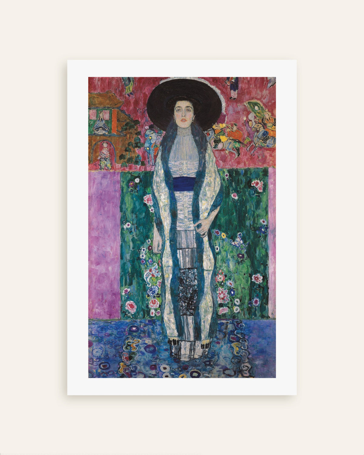 Poster Bildnis Adele Bloch-Bauer II (1912) von Gustav Klimt, Vorschaubild