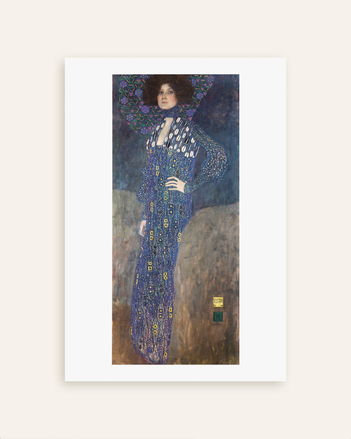 Poster Bildnis Emilie Flöge (1902) von Gustav Klimt, Vorschaubild