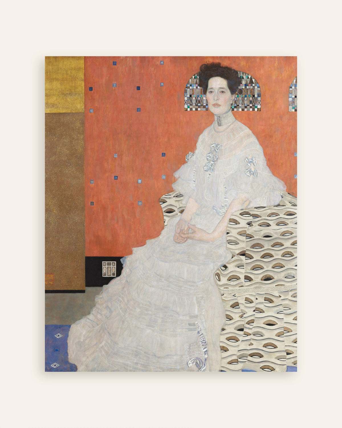 Poster Bildnis Fritza Riedler (1906) von Gustav Klimt, Vorschaubild