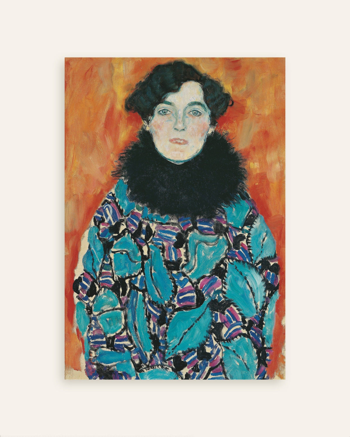 Poster Bildnis Johanna Staude (1917) von Gustav Klimt, Vorschaubild