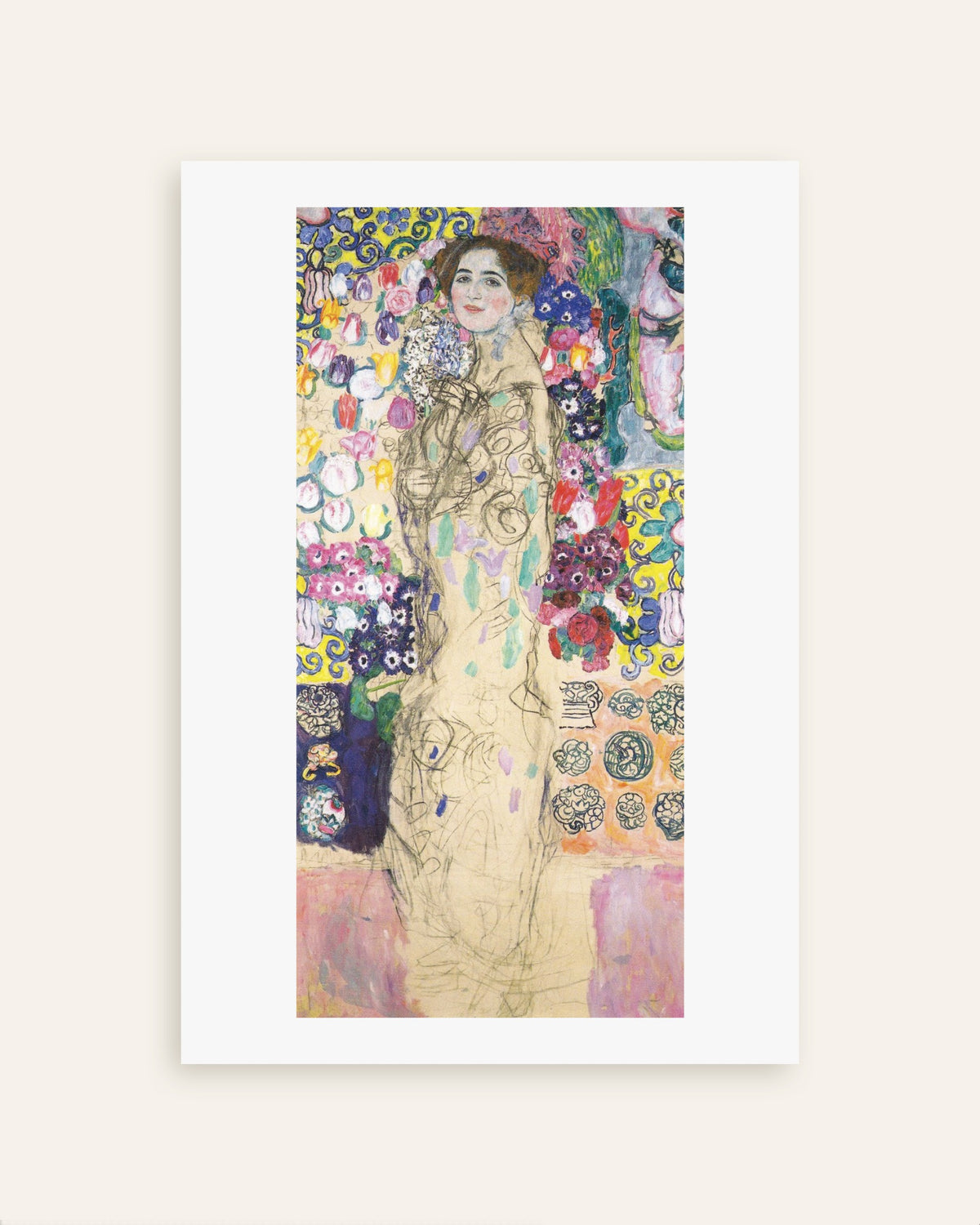 Poster Bildnis Maria Munk (1917–1918) von Gustav Klimt, Vorschaubild