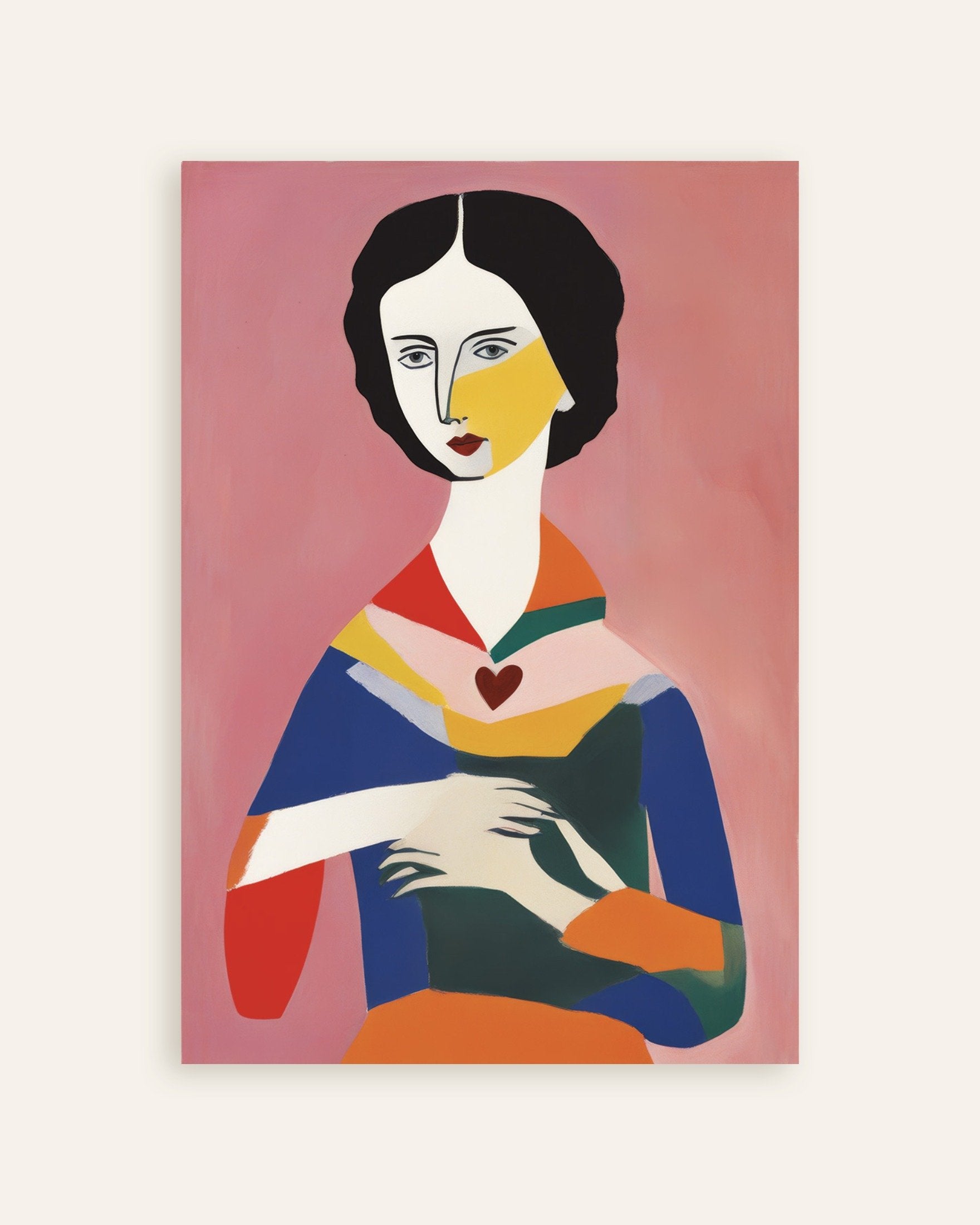 Poster of Portrait of Natasha art print, thumbnail