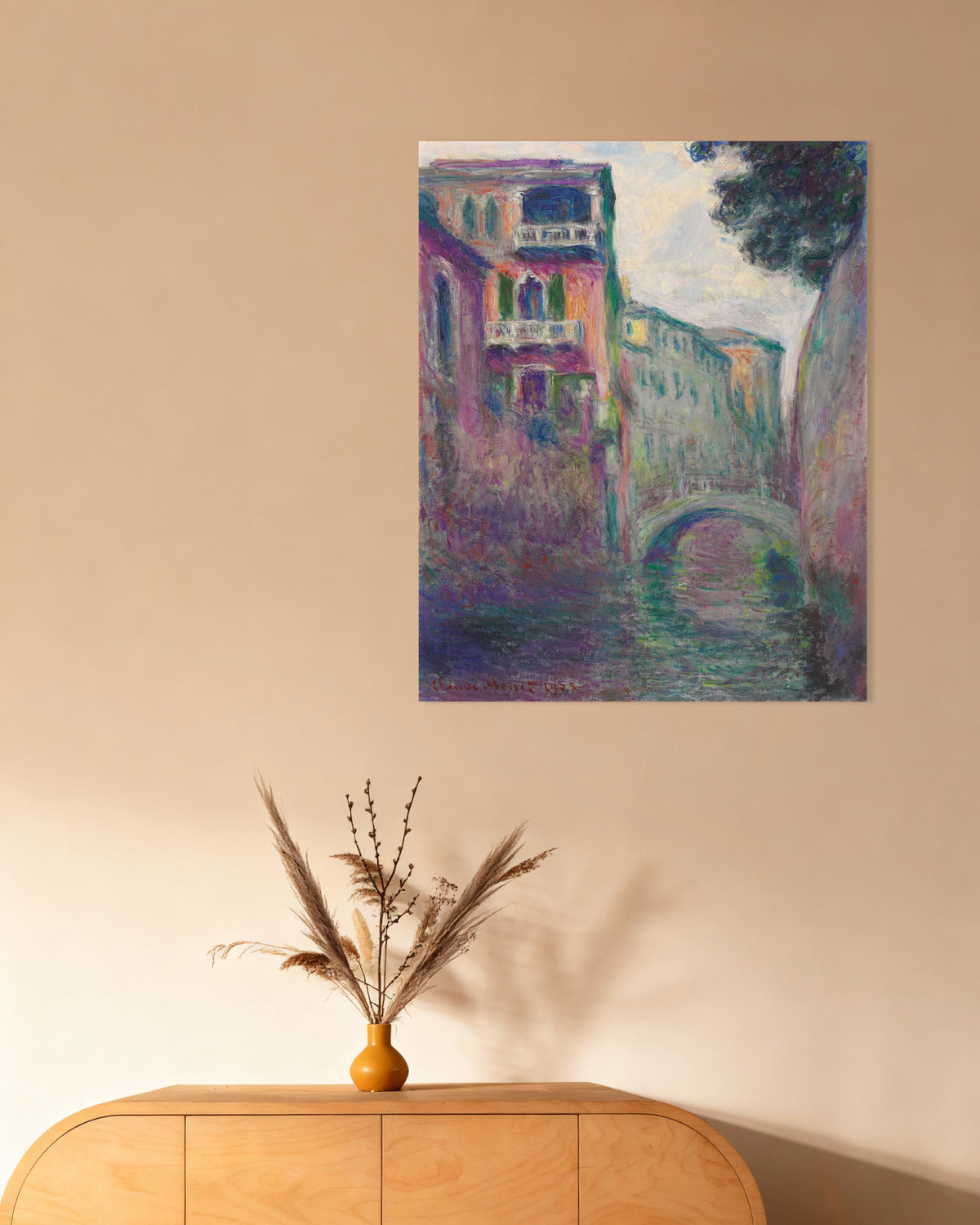 Poster Rio della Salute (1908) von Claude Monet