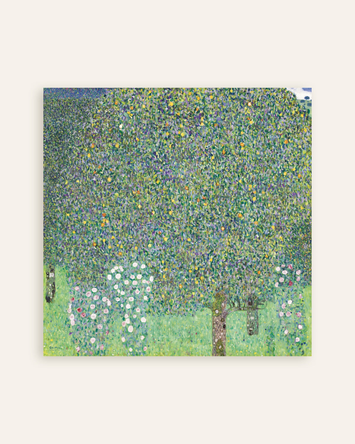 Poster Rosen unter Bäumen (1905) von Gustav Klimt, Vorschaubild
