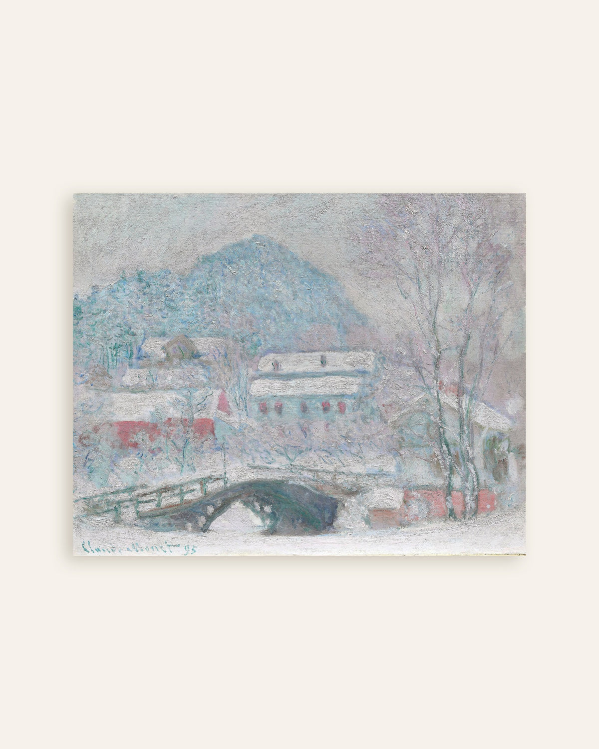 Poster Sandvika, Norwegen (1895) von Claude Monet, Vorschaubild