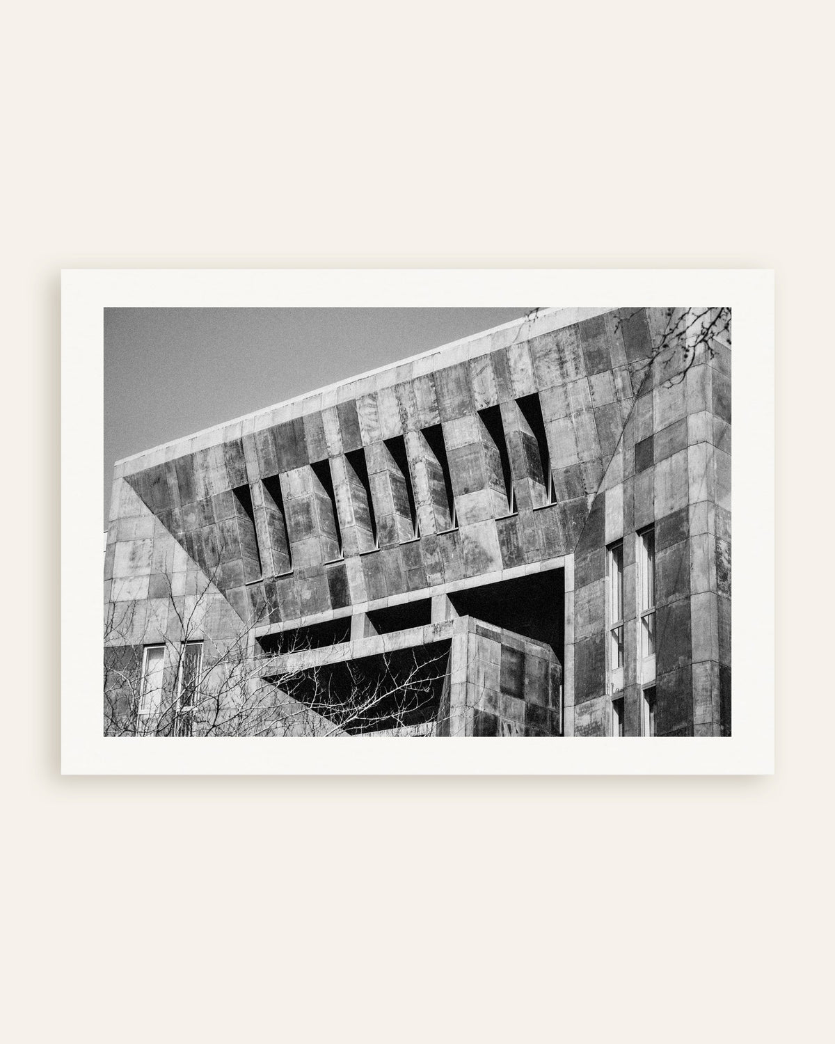 Poster „Sägezahnfassade aus Beton“, Miniaturansicht