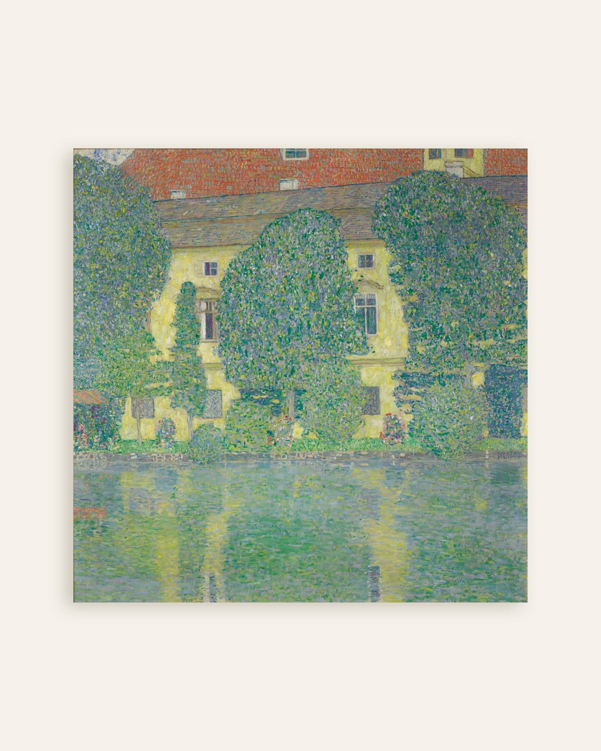 Poster mit Schloss Kammer am Attersee III (1910) von Gustav Klimt, Miniaturansicht
