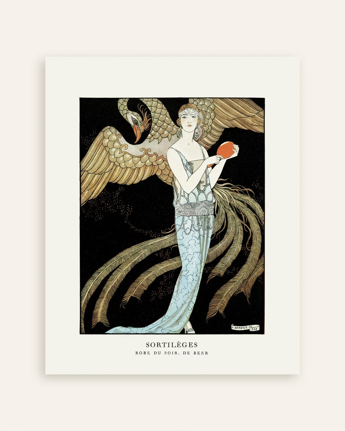 Poster of "Sortilèges" by Georges Barbier (1922) - Art Deco Print, thumbnail