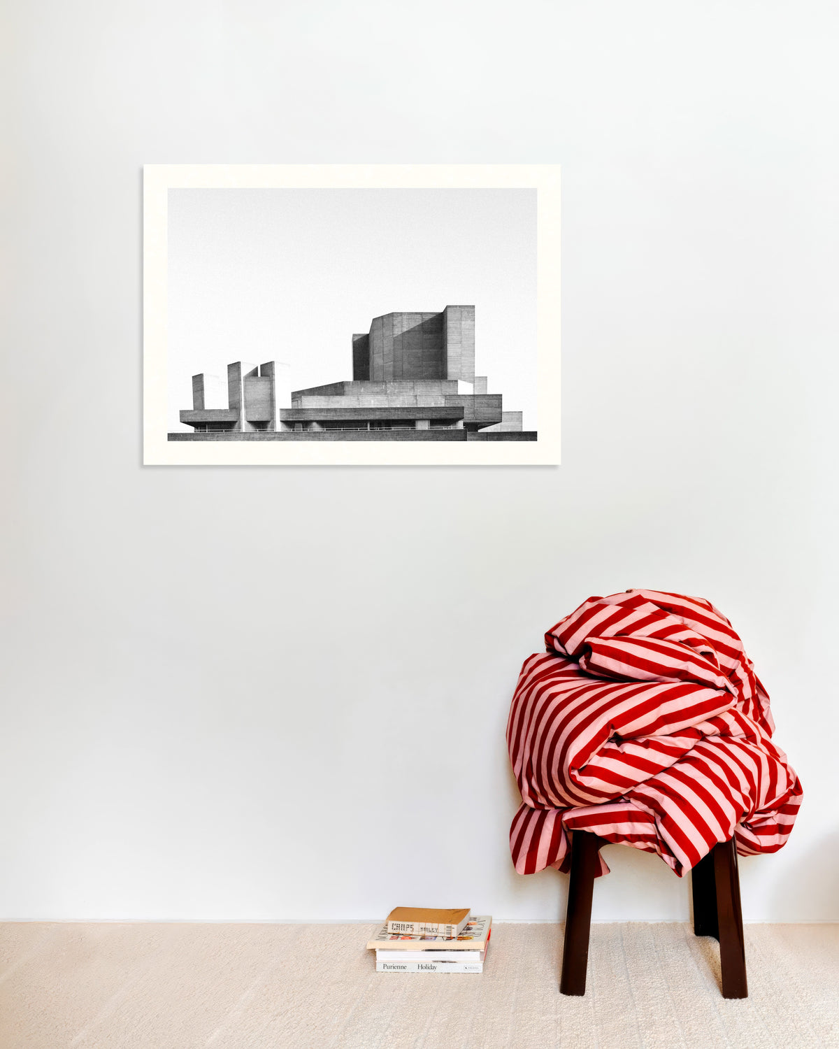 Poster „Gestaffelte Terrassen eines Betontheaters“