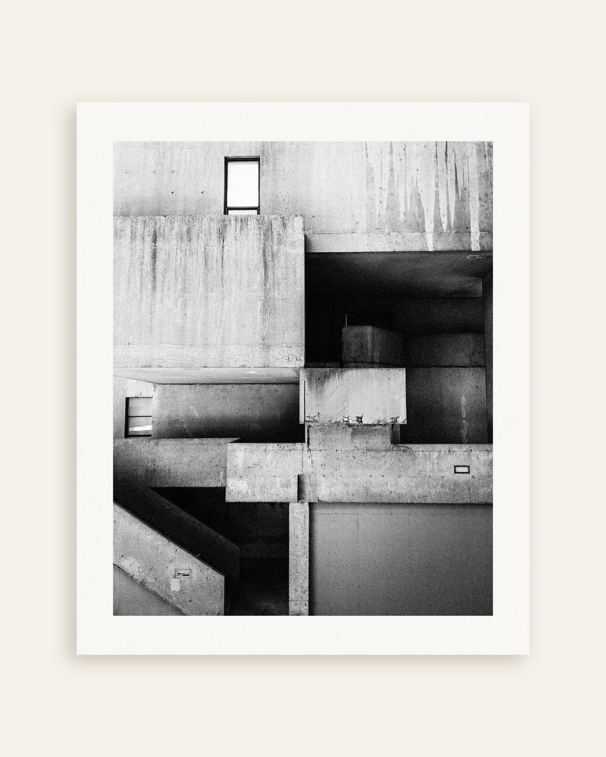 Poster „Komposition aus fleckigem Beton“, Miniaturansicht